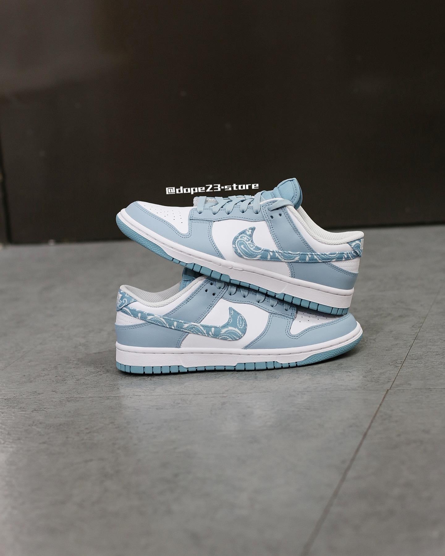 Nike Dunk Low Essential Paisley Pack Worn Blue  DH4401-101