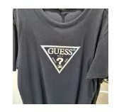 [S] GUESS MEN'S RAINBOW TRIANGLE SHORT SLEEVE T-SHIRT,DARK NAVY, MN2K9408-DNV (SGU376)