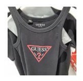 [S] GUESS TRIANGLE LOGO TANK TOP,BLACK, YN2K2436-BLK (SGU378)