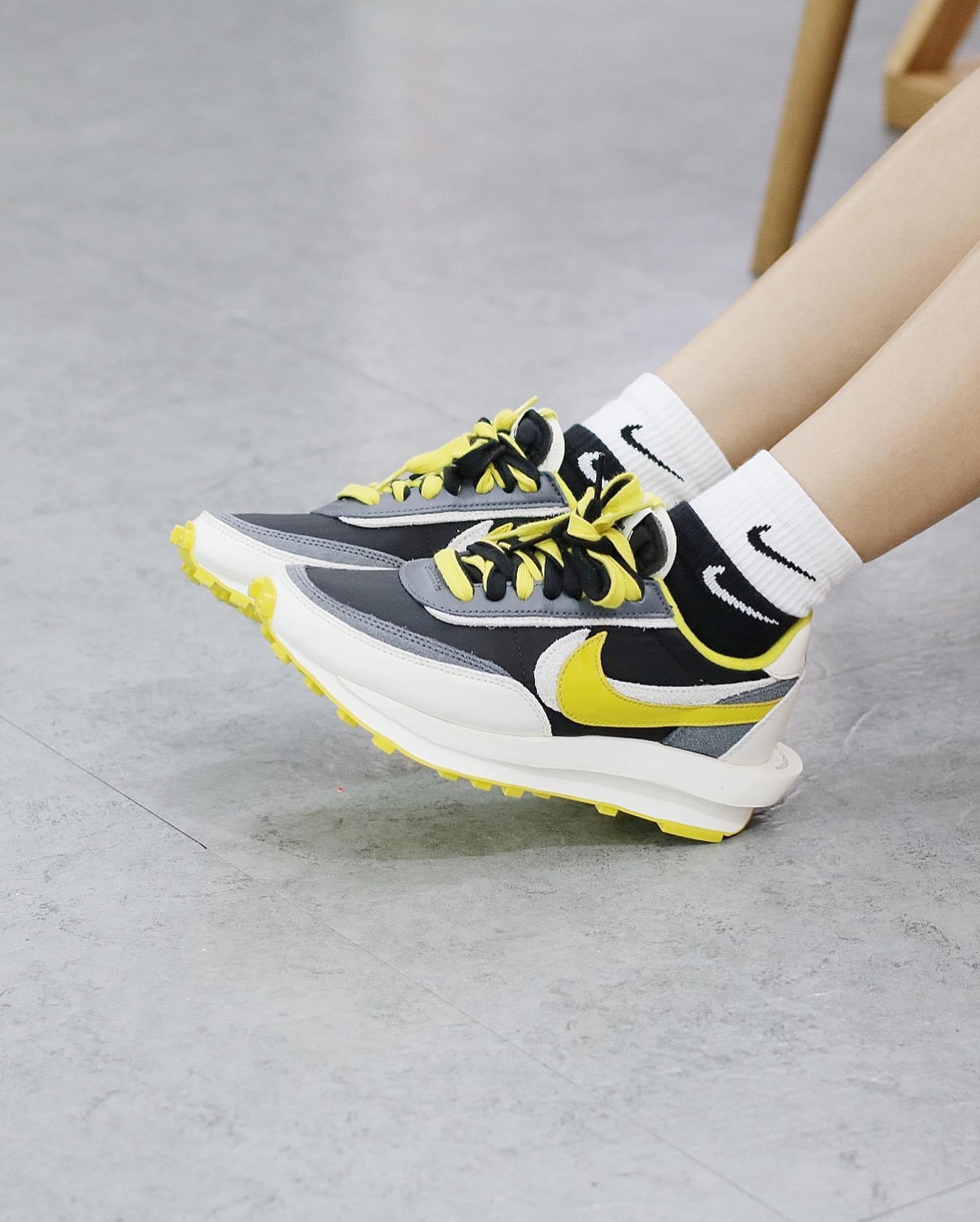 ld waffle sacai undercover bright citron