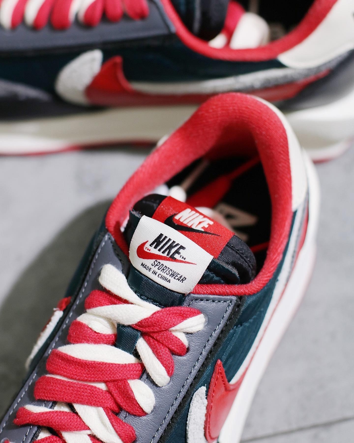 Nike LD Waffle sacai Undercover Midnight Spruce University Red DJ4877-300
