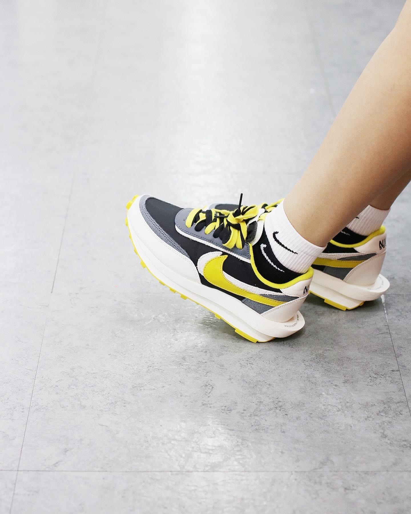 Nike LD Waffle sacai Undercover Black Bright Citron  DJ4877-001