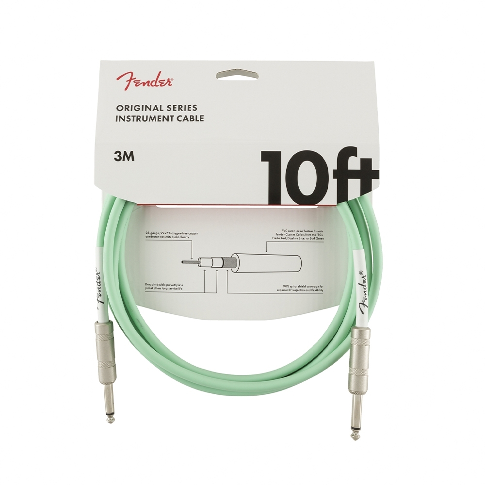 Fender ORIGINAL SERIES INSTRUMENT CABLES 10FT 導線 公司貨【宛伶樂器】