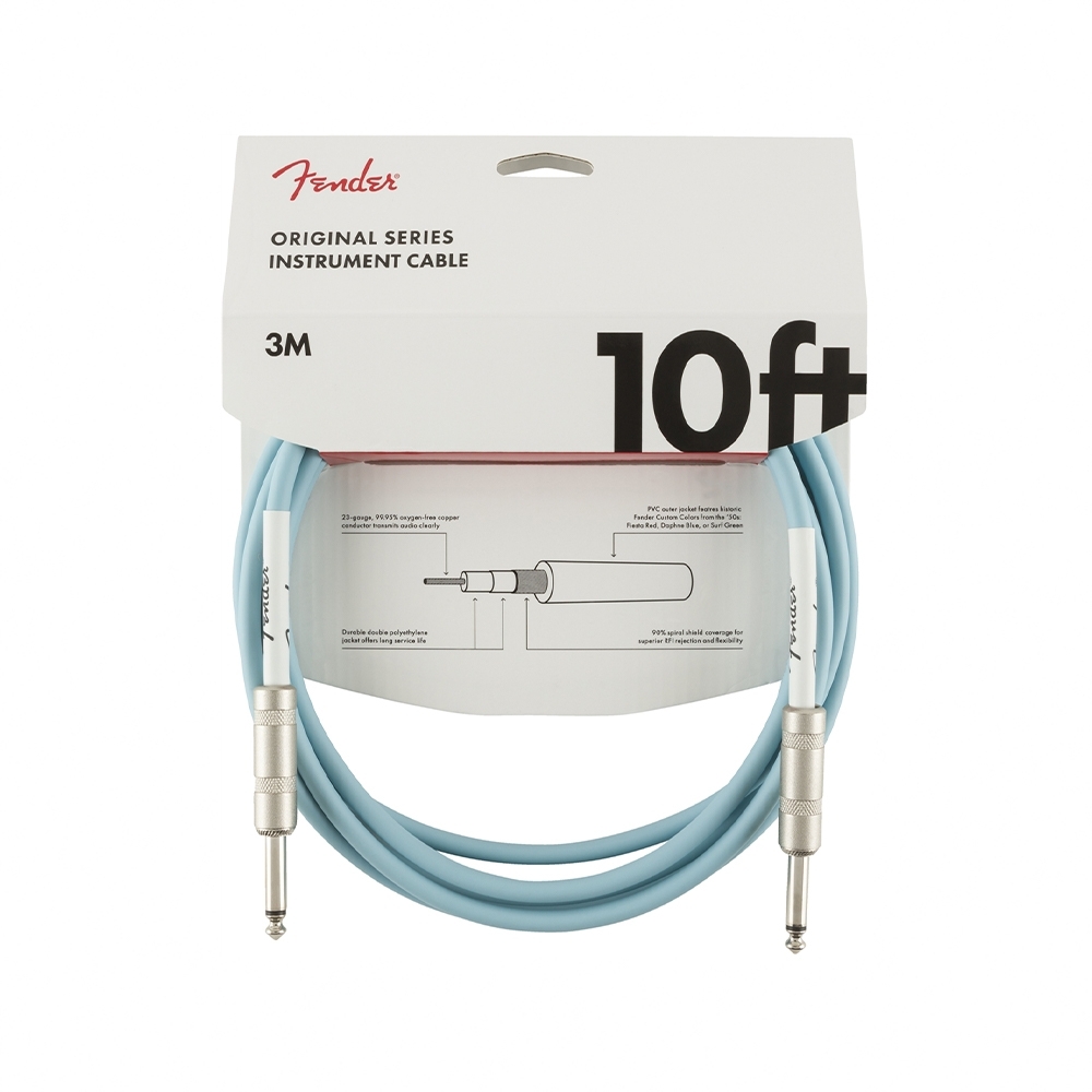 Fender ORIGINAL SERIES INSTRUMENT CABLES 10FT 導線 公司貨【宛伶樂器】