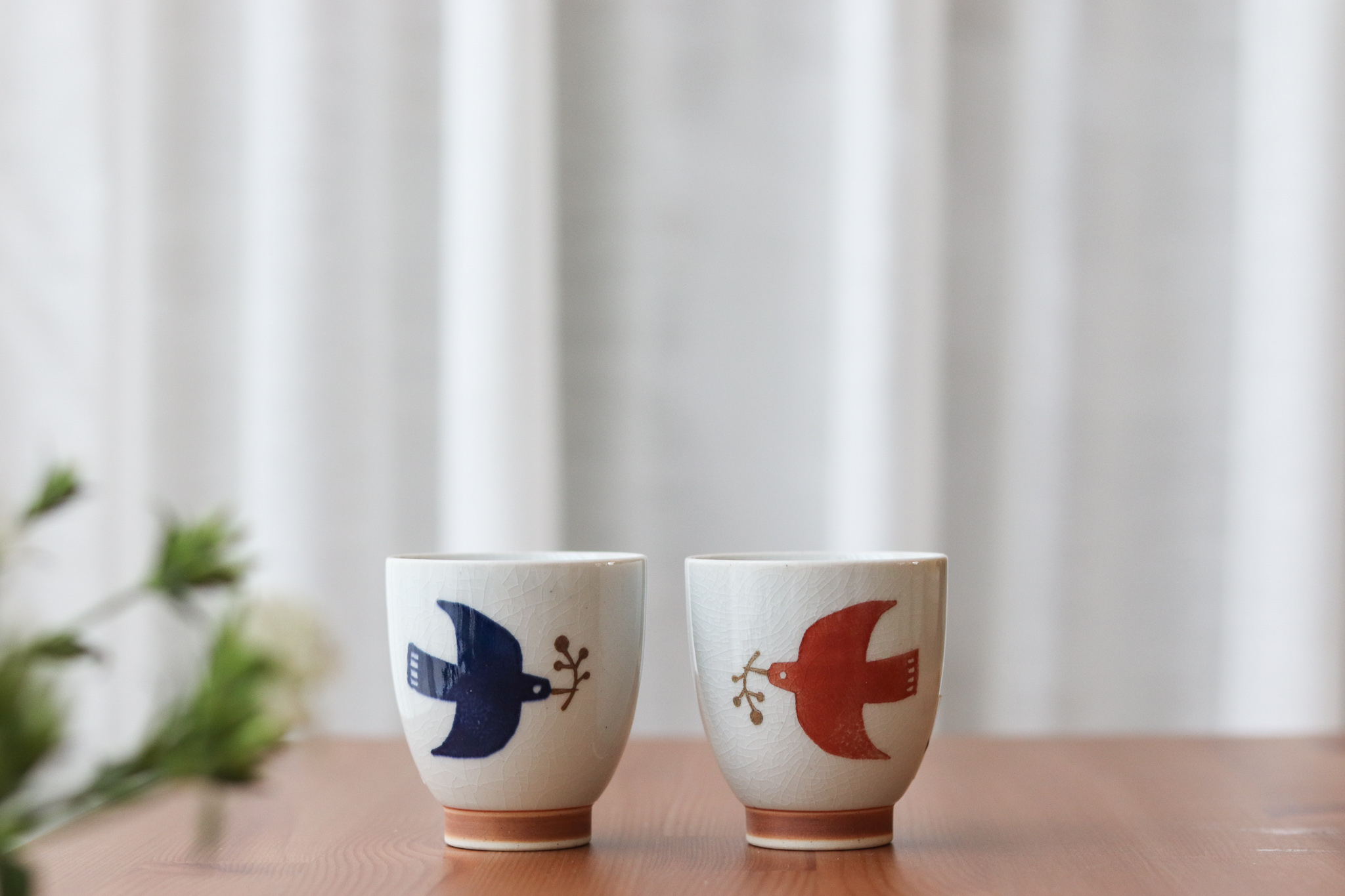 日本 波佐見燒 Kukka lokki 海鷗 茶杯 湯吞