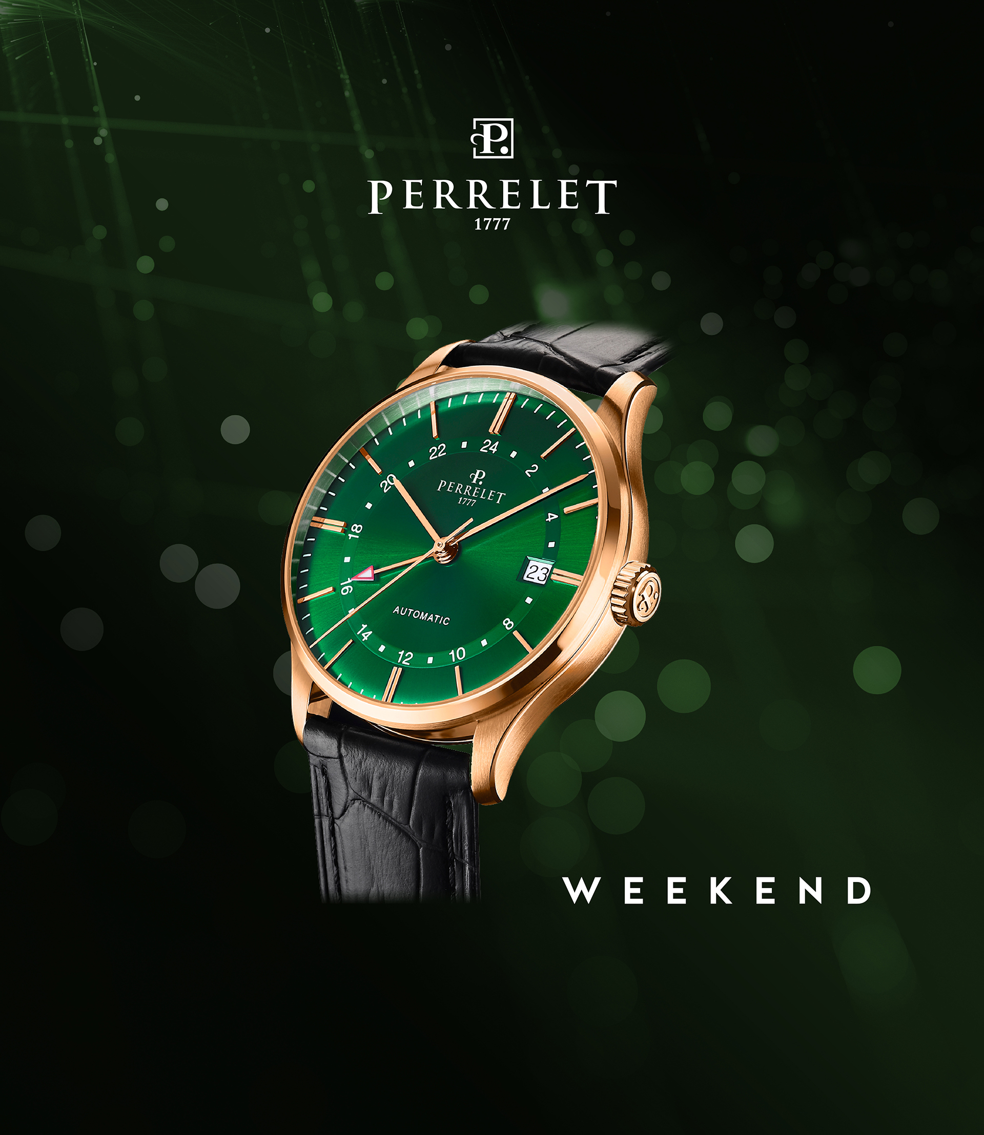 Perrelet 沛力錶 WEEKEND GMT|A1305/3
