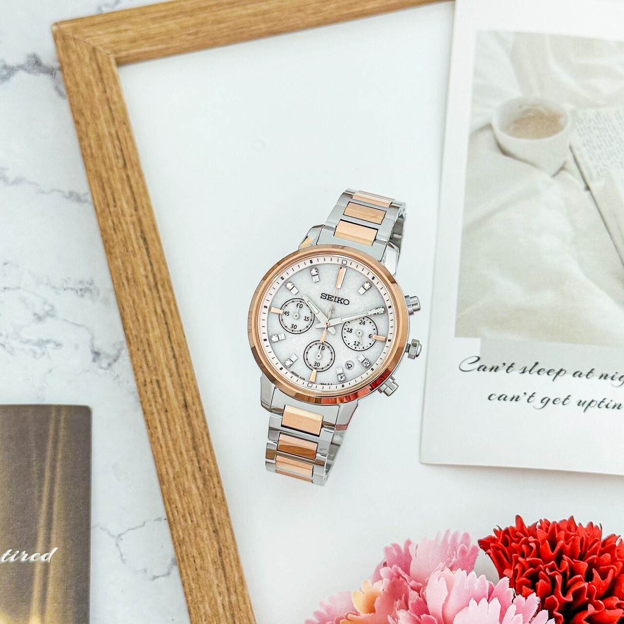 【SEIKO 精工】LUKIA系列 探索自我太陽能計時女錶 V175-0FC0K 36.2mm  現代鐘錶