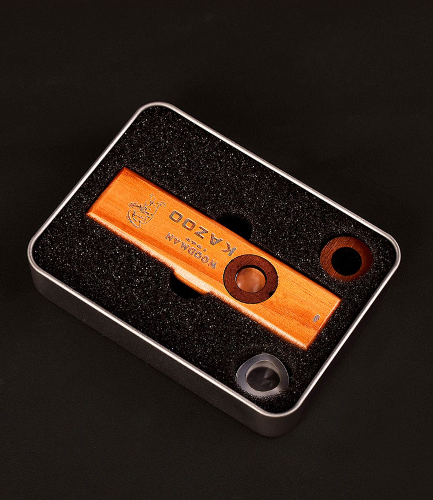 Woodman WOODMAN KAZOO 紅木 卡祖笛 附2片笛膜 第 3 張圖片｜三峽銅管 / 管樂