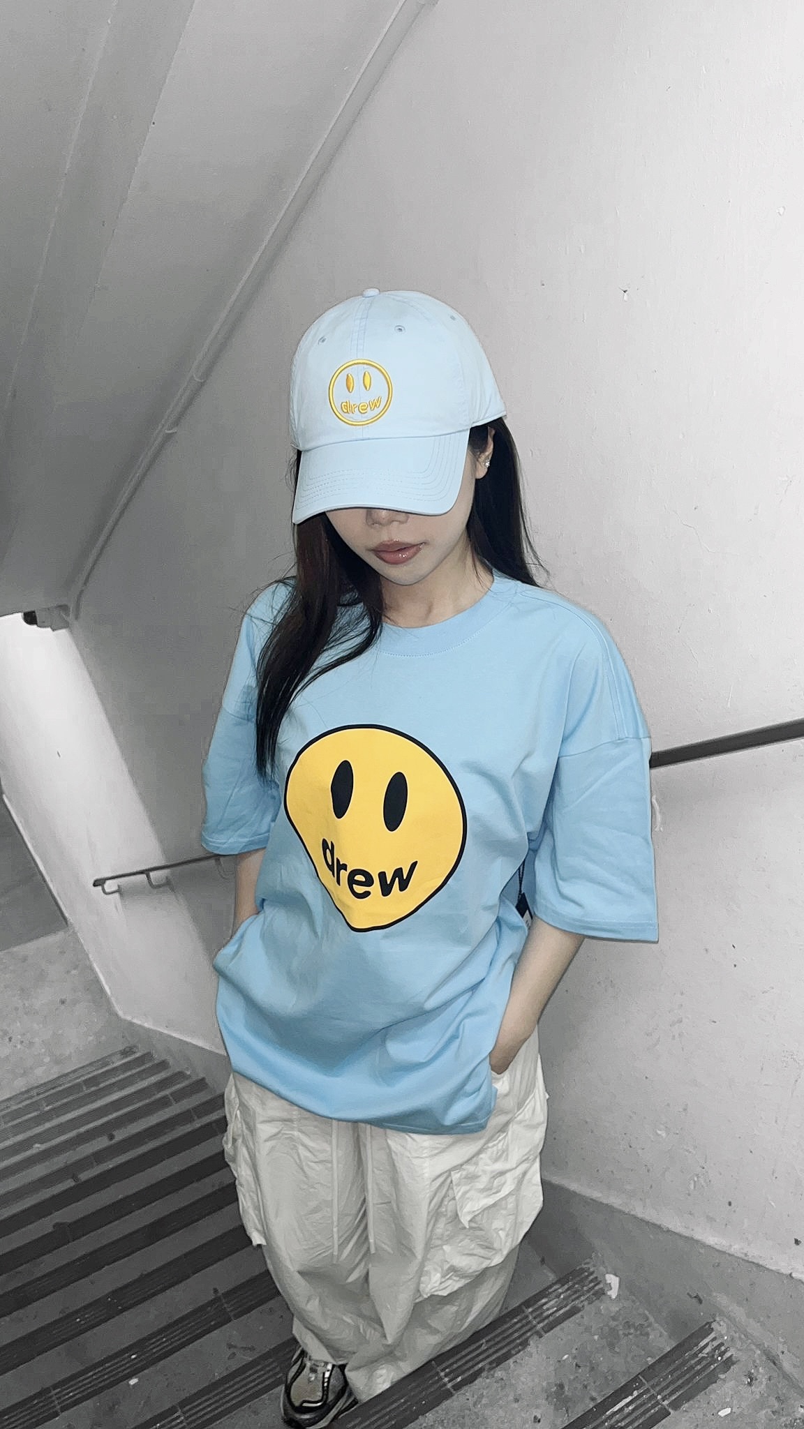 Drew House Mascot SS dad Cap Pacific Blue 天藍色