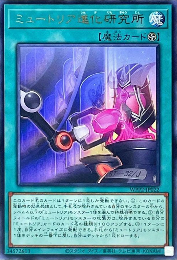 WPP2-JP022 ミュートリア進化研究所