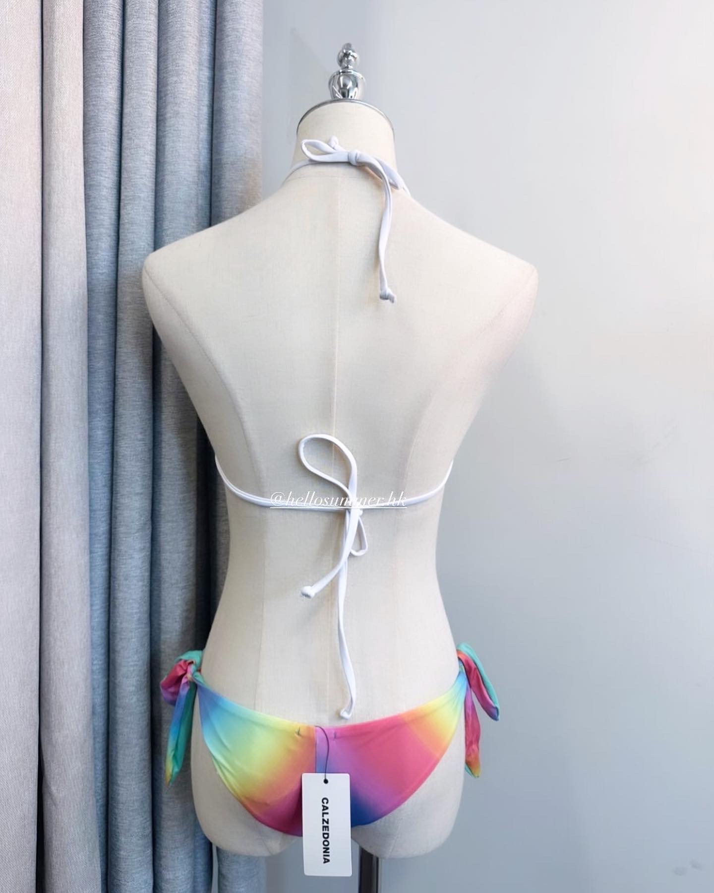 【 HS001 】獨家自訂款式Push Up Bikini掛頸美胸比基尼上身  (厚杯款)