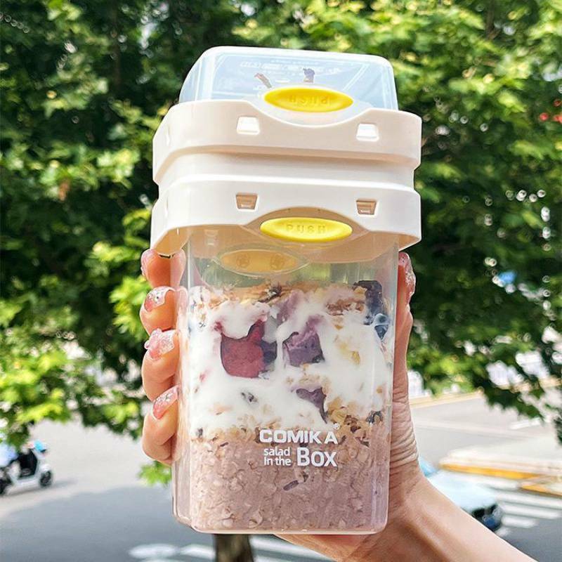 《2343》COMIKA 沙拉優格輕食隨手杯(附湯匙)