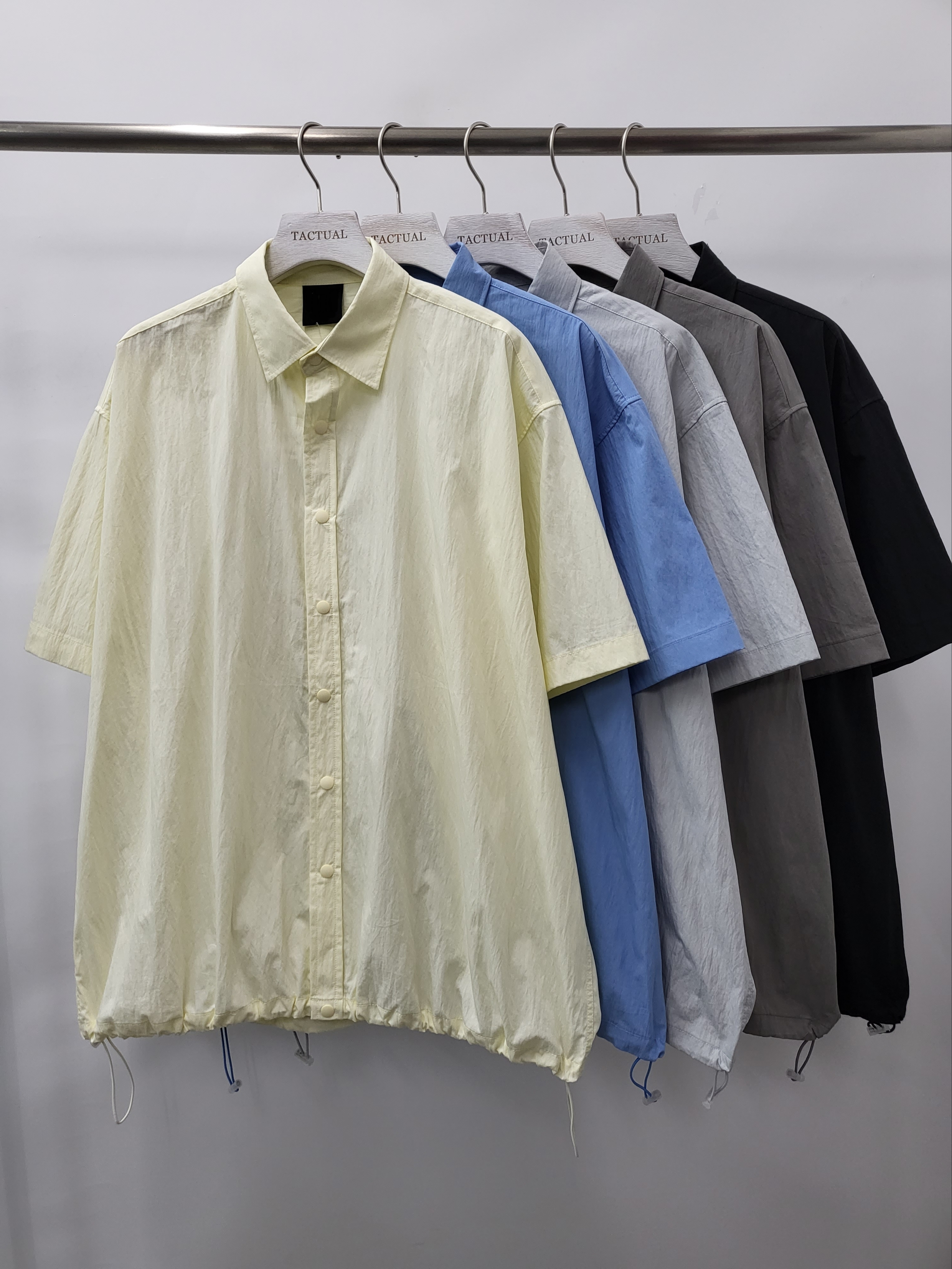 淨色可束腳短袖恤衫 S2045