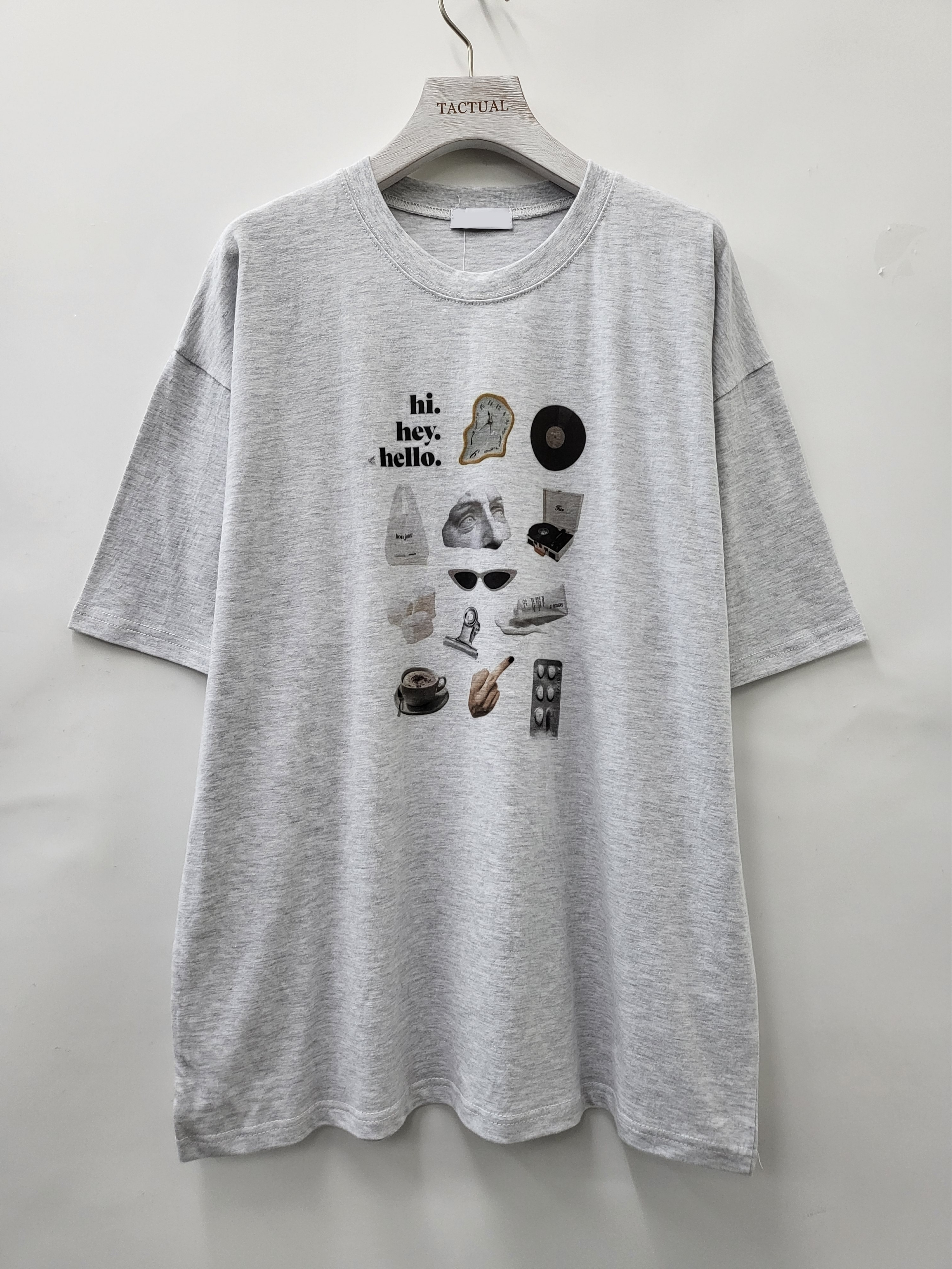 英文字圖案短袖Tee T4967