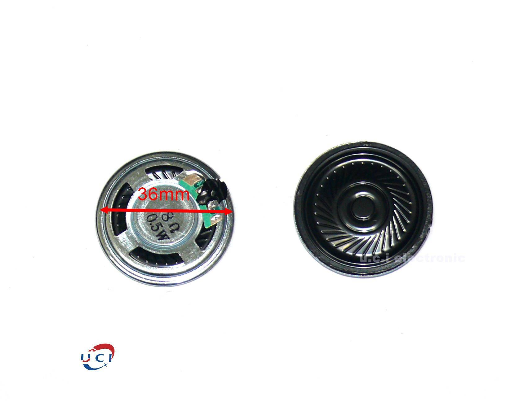 【UCI電子】 (L-9) 0.5W 8R 36mm 小喇叭 揚聲器 音箱音響配件 0.5W 8歐 喇叭 直徑3.6公分