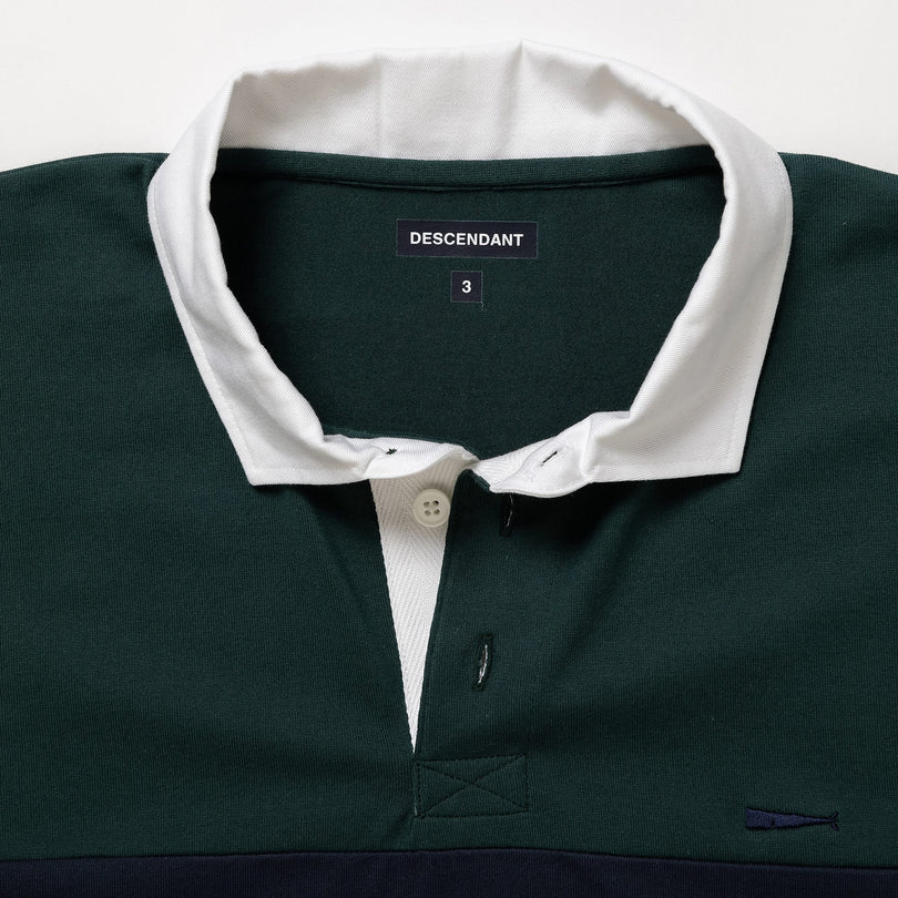 DESENDANT SS23 CROUCH POLO SS GREEN