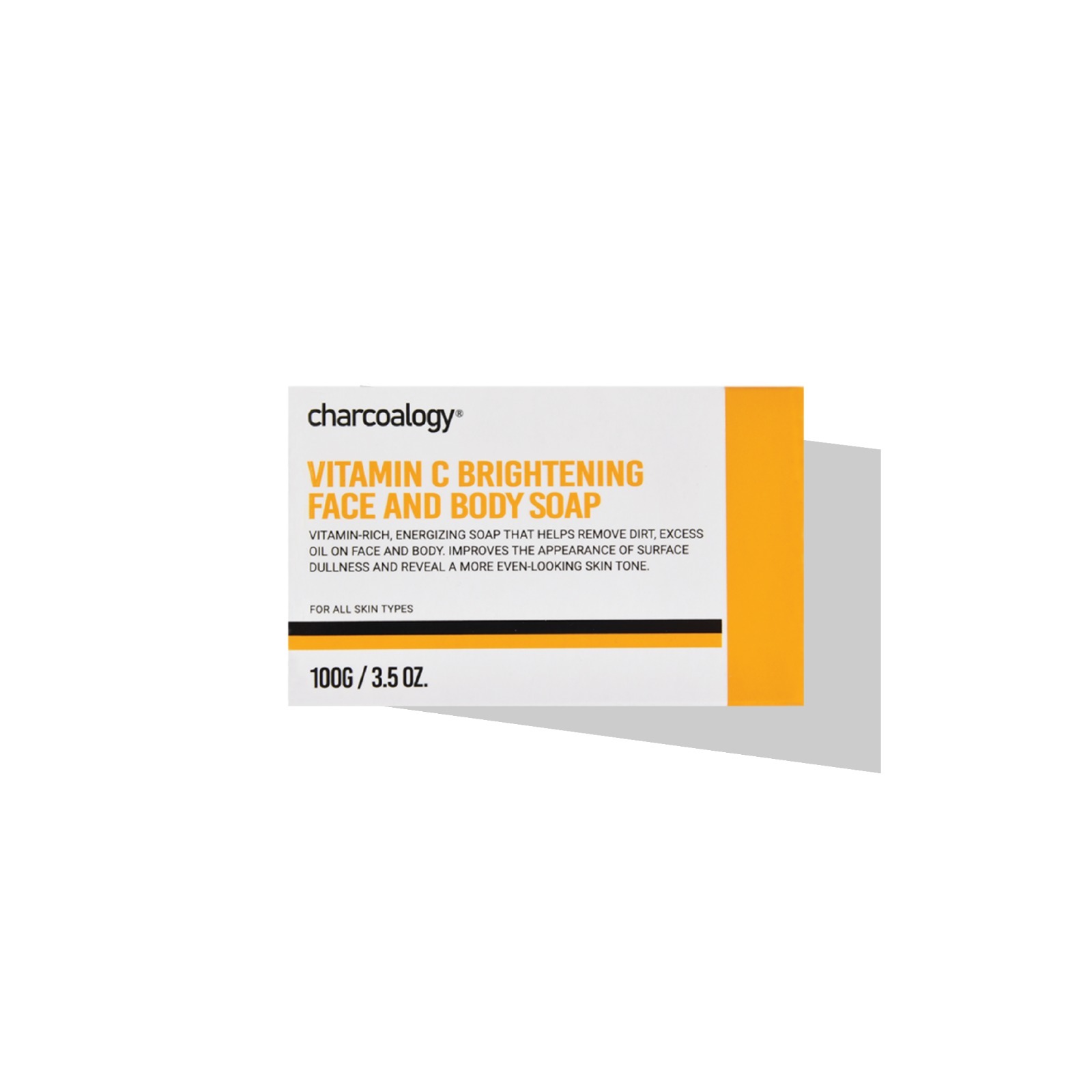 Charcoalogy Vitamin C Brightening Face and Body Soap