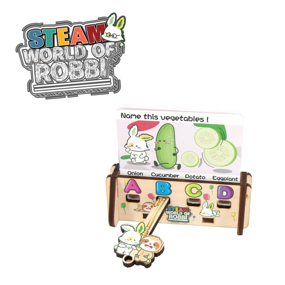 【STEAM  World of Robbi 】English Solo Game 4 - Food & Vegetable