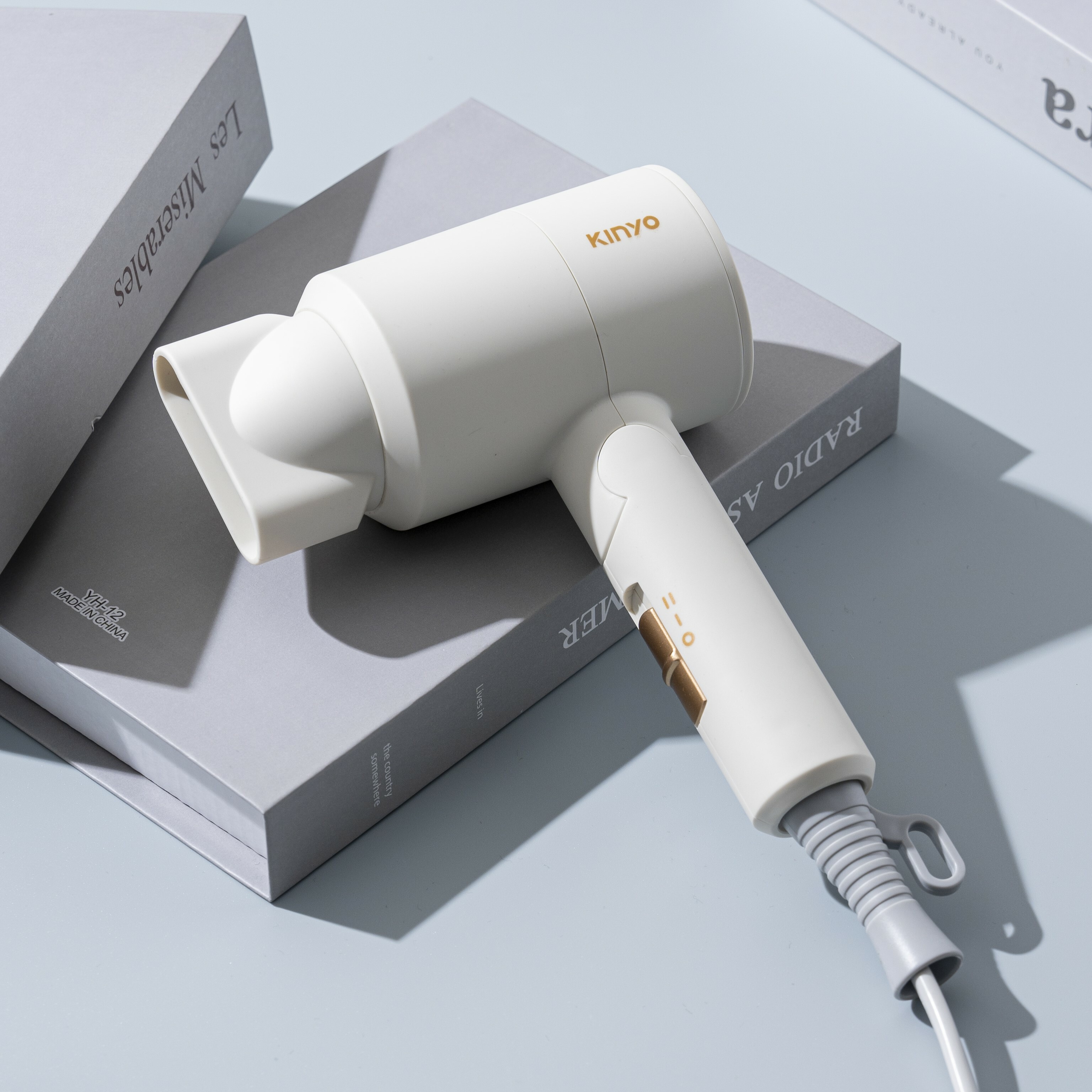 【選物｜KINYO】雙電壓摺疊負離子吹風機(共2色可選)