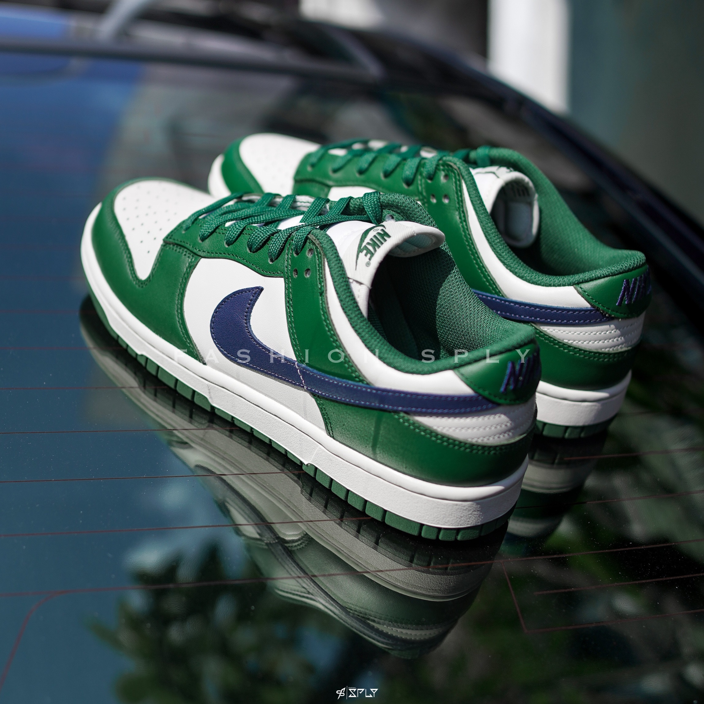 Nike Dunk Low Retro Gorge Green Midnight Navy 白綠午夜藍