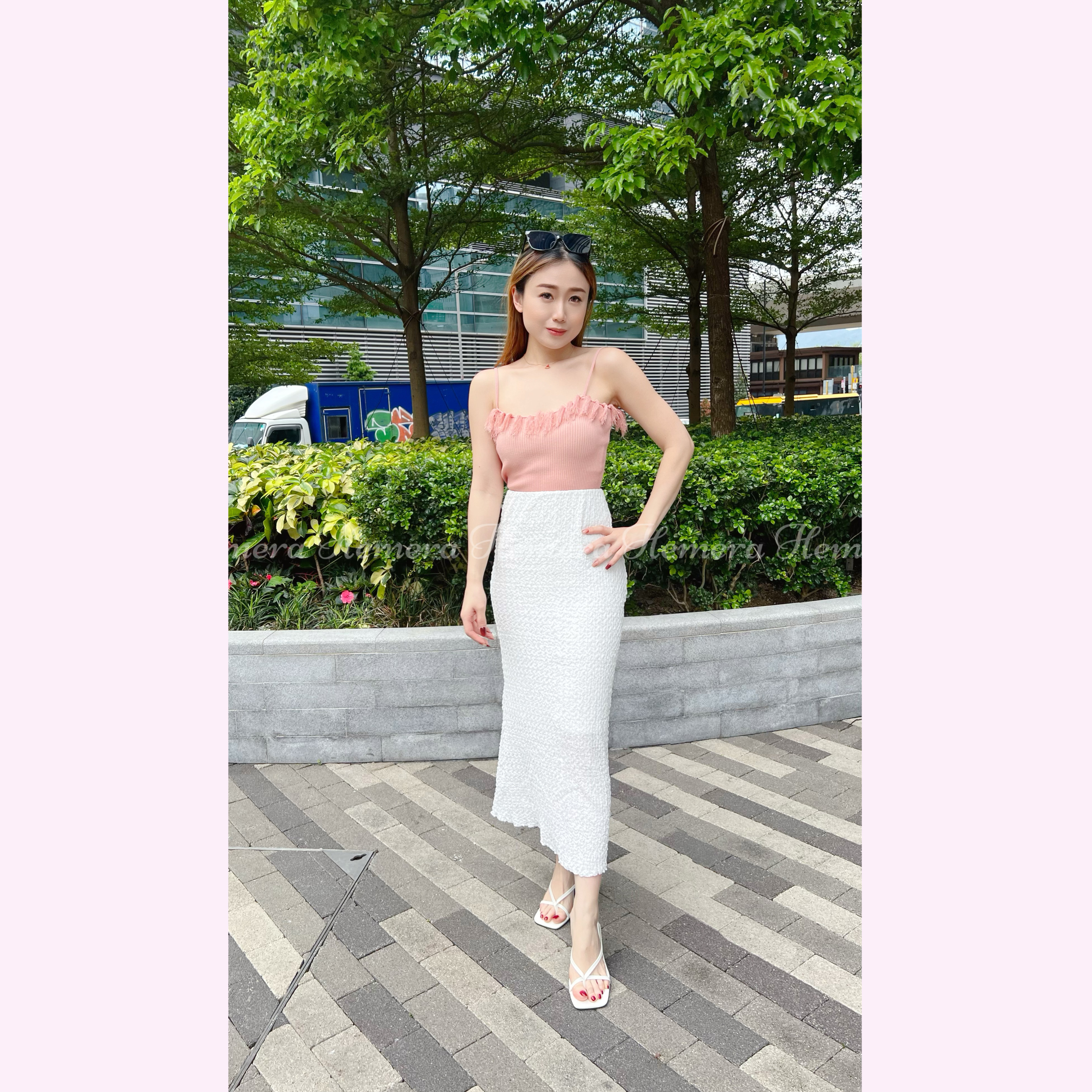 [寵粉限購] TP23W0614 SOSO 直坑紋吊帶背心