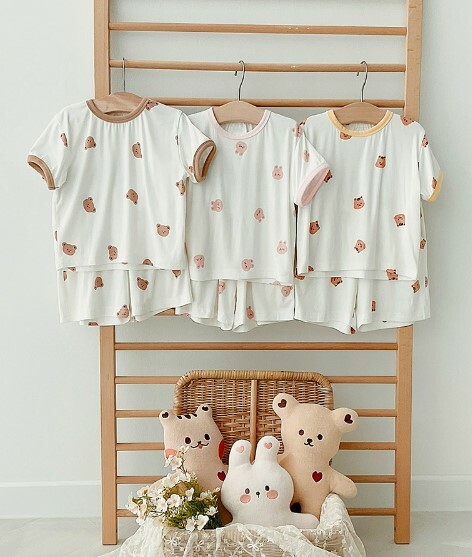 Dot to Dot 果凍人物竹纖維上下套裝