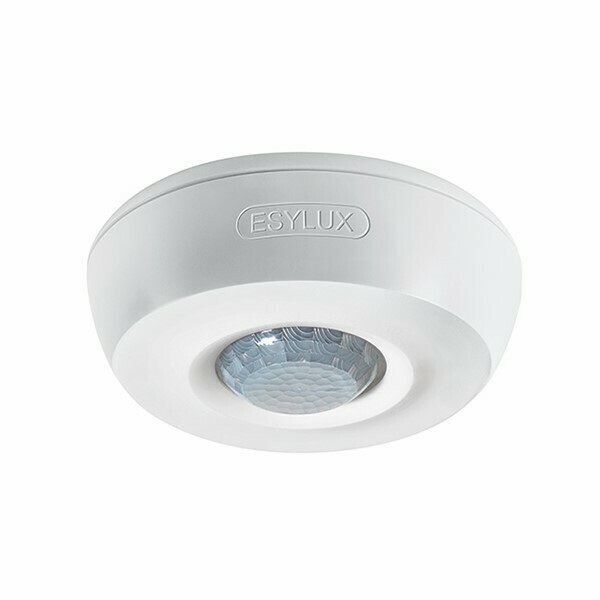 ESYLUX MD 360I/8 基本運動探測器，帶 360° 檢測範圍，用於天花板安裝