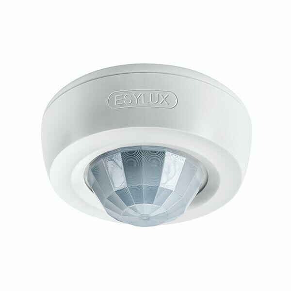 ESYLUX MD360I/24 基本運動探測器，帶 360° 檢測範圍，用於天花板安裝