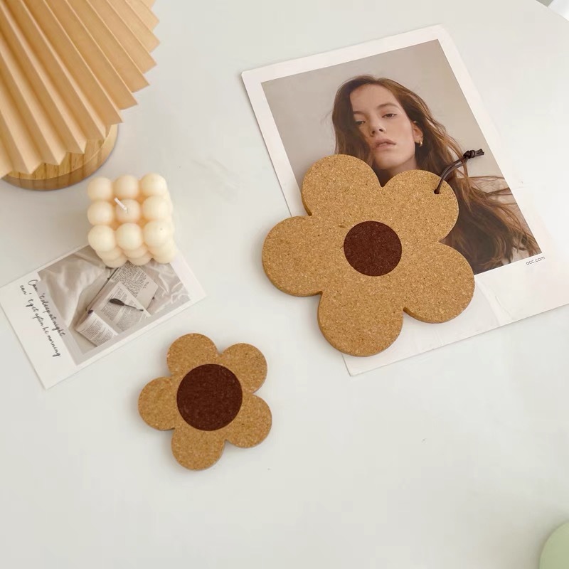 花朵造型杯墊