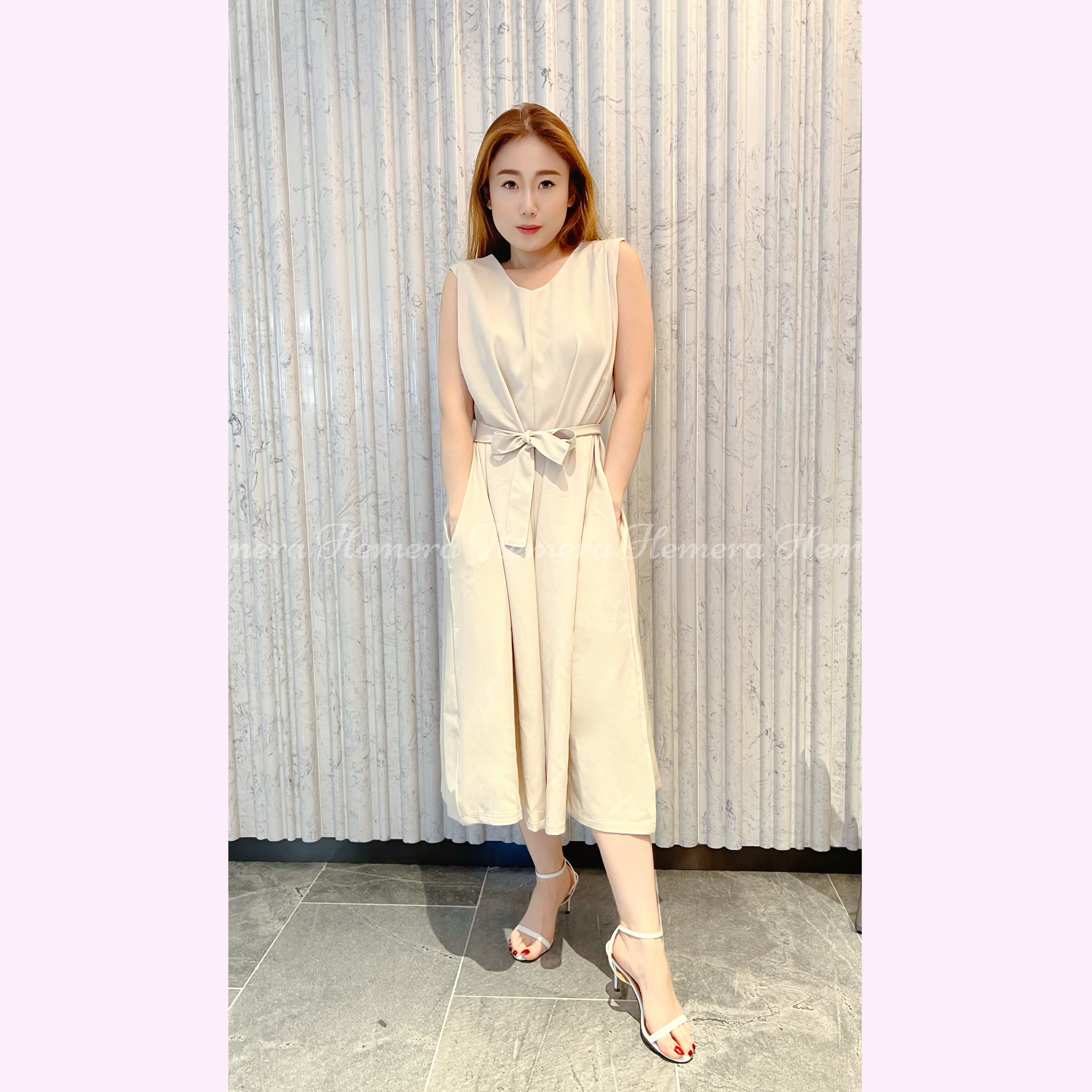 IN STOCK: JS23W0602 好顯瘦A-LINE連身褲