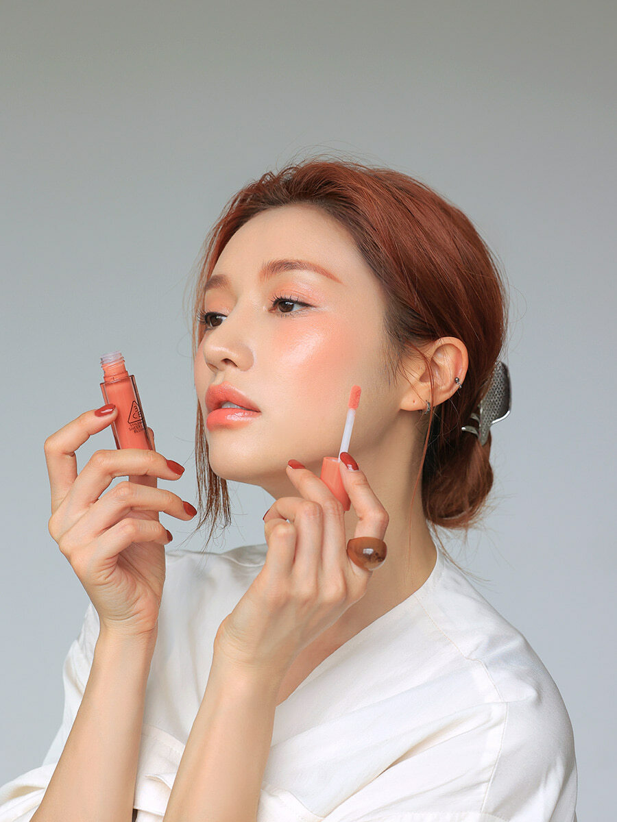 3CE SHEER LIQUID BLUSHER #COZY PEACH