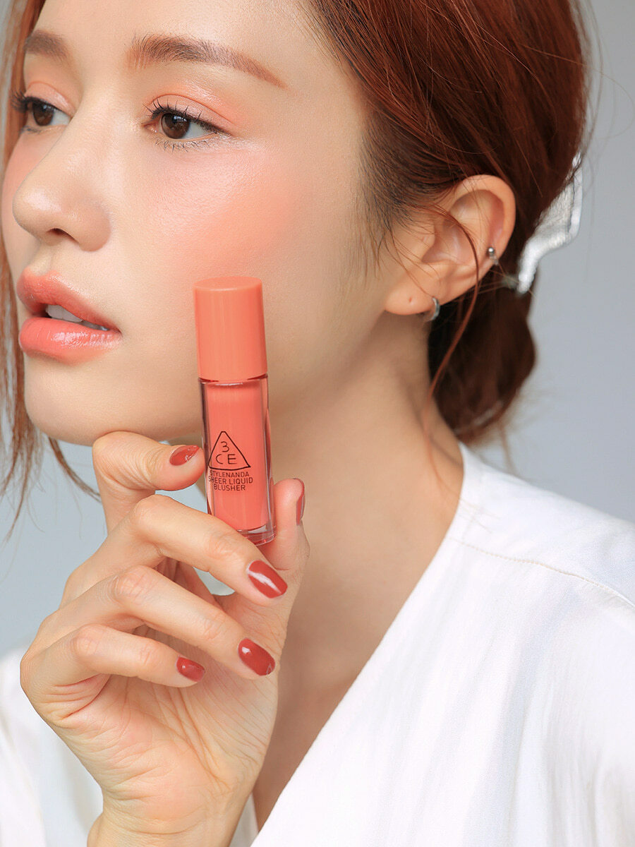 3CE SHEER LIQUID BLUSHER #COZY PEACH
