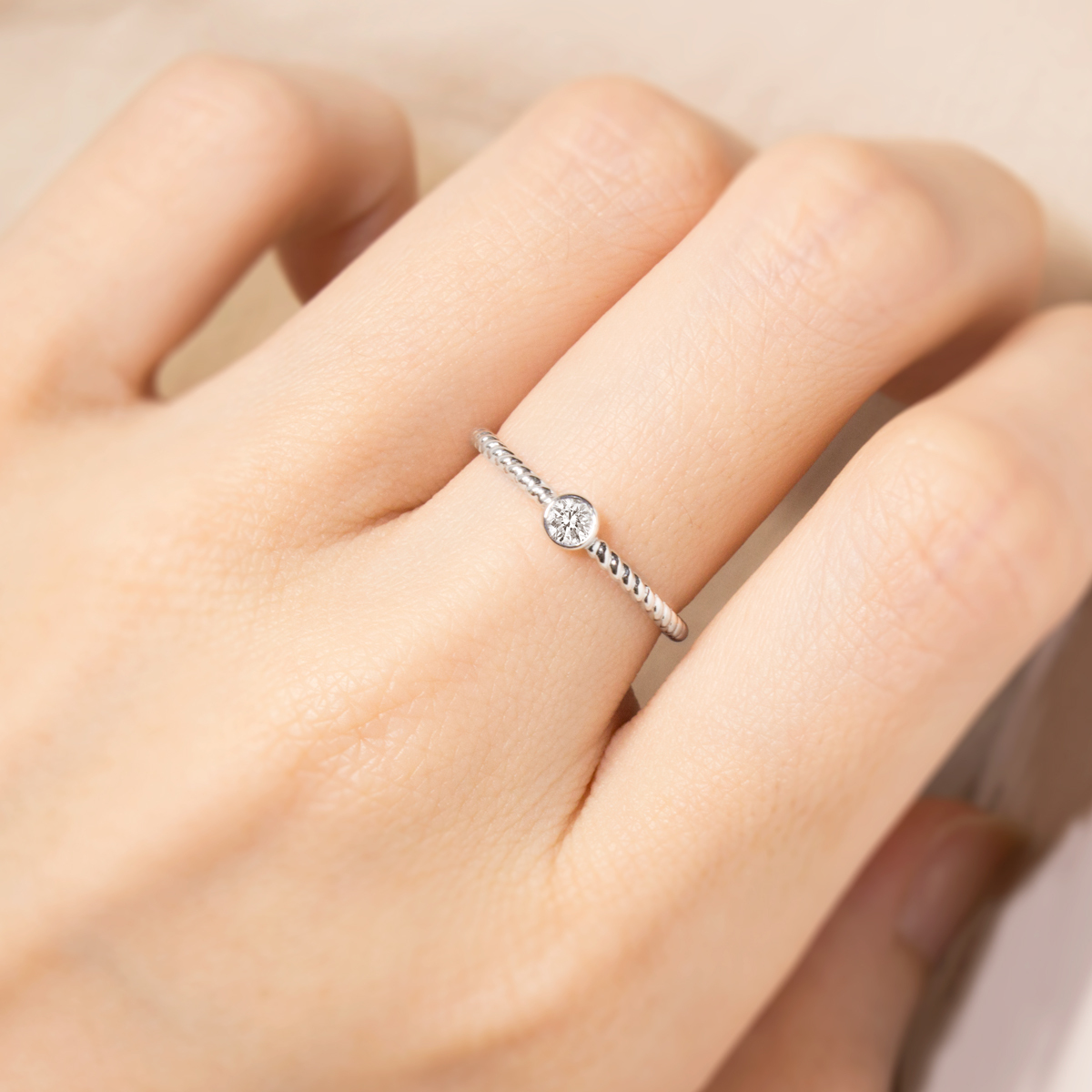 Shiny Star 單鑽戒指