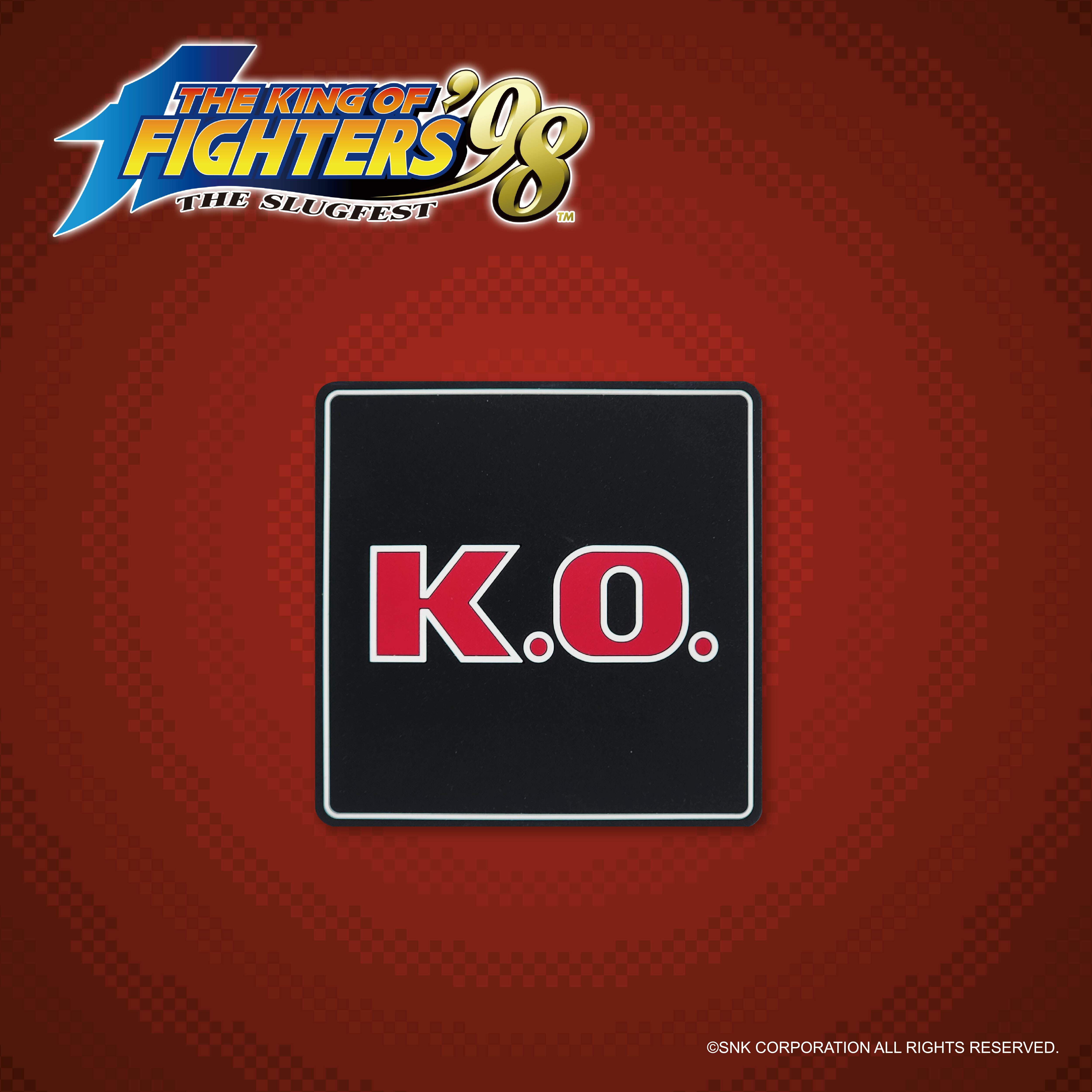 KOF '98-滴膠杯墊-K.O.