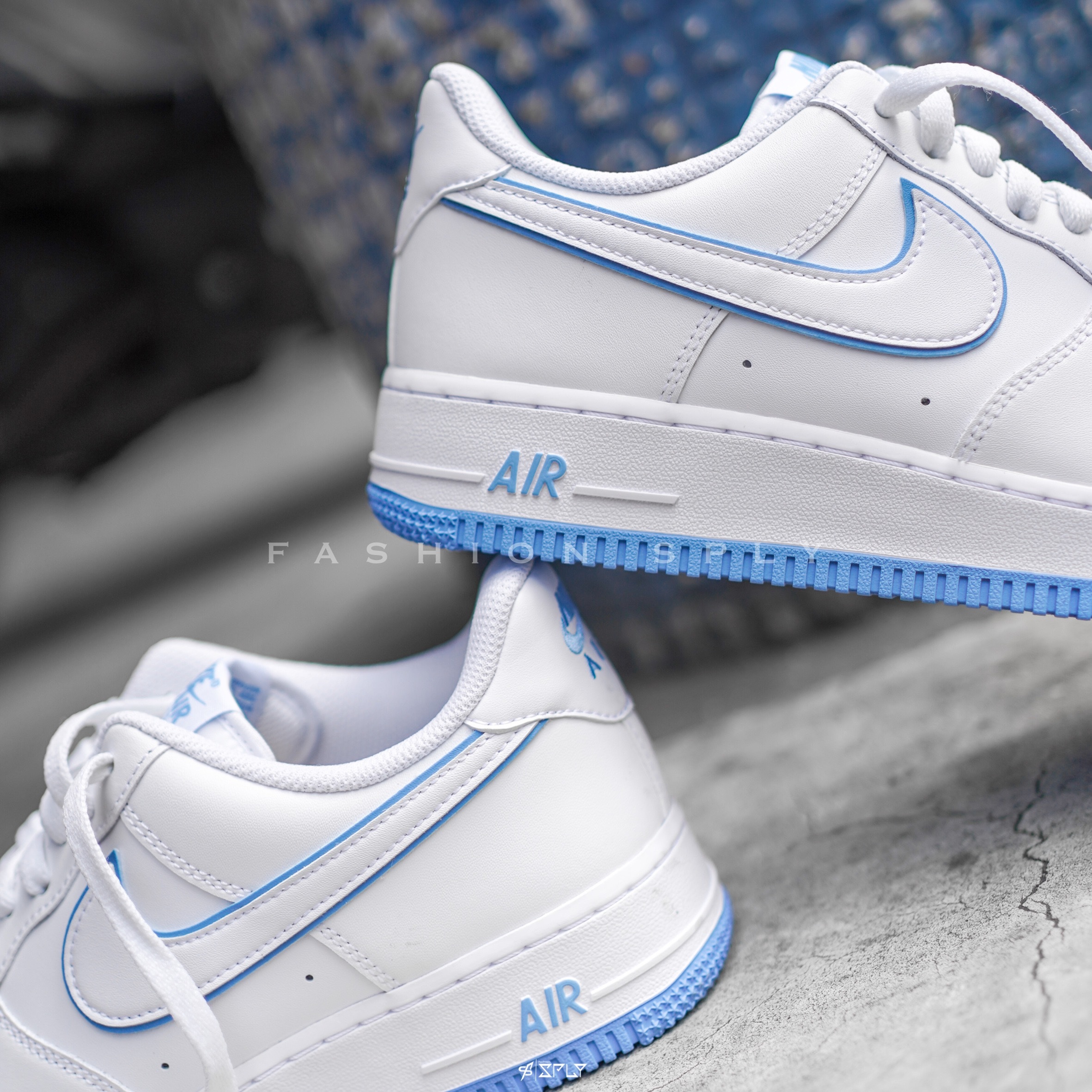 Nike Air Force 1 07 University Blue 滾邊天空藍DV0788-101