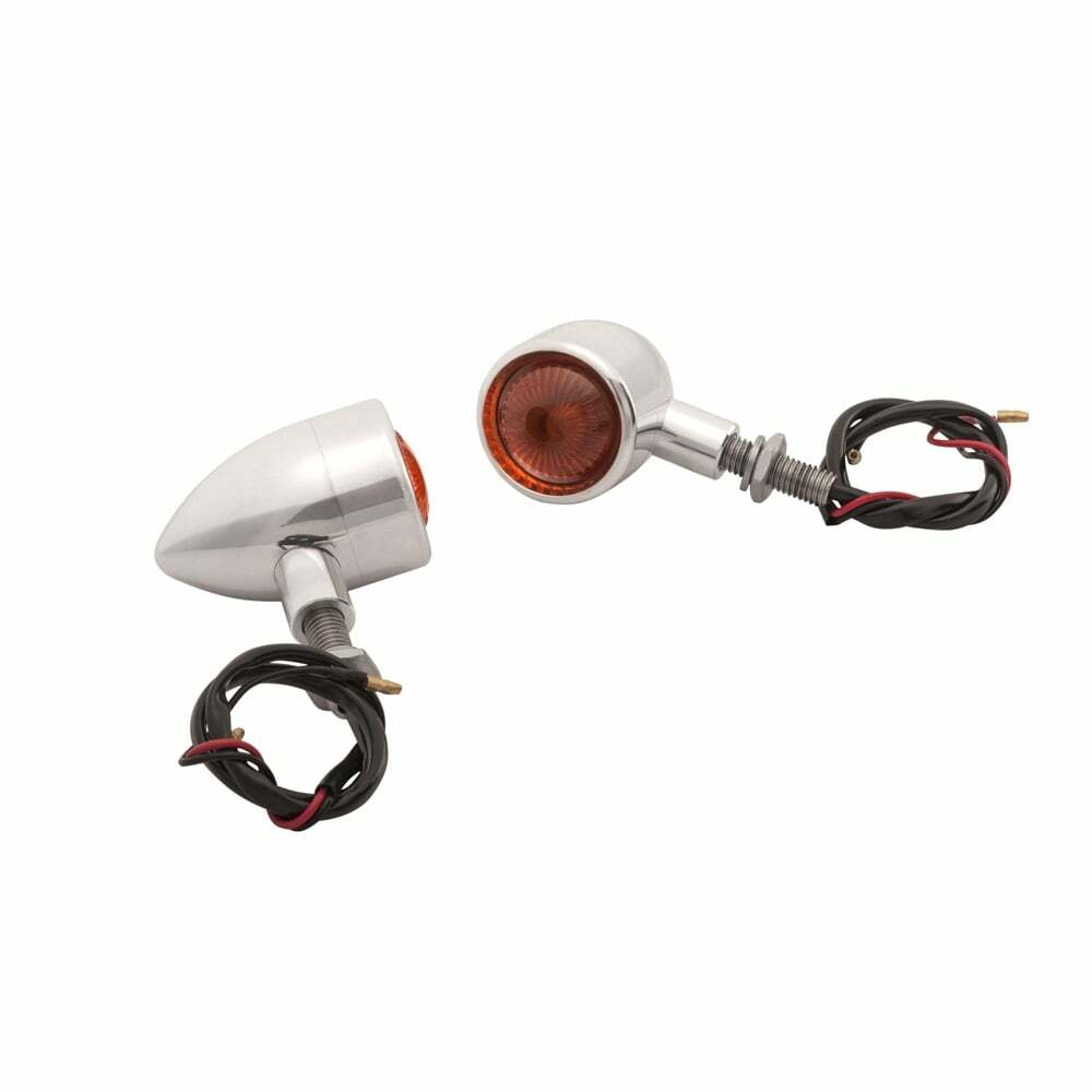 Motone 方向燈 子彈 - 拋光銀