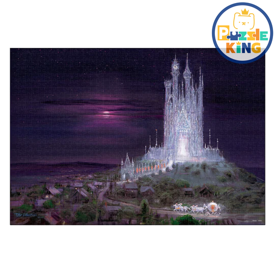 灰姑娘-玻璃城堡 (畫布紋理)