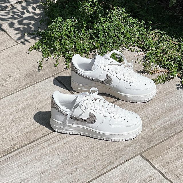 Nike Air Force 1 淺象牙白色 奶油白 蛇紋 白色 白鞋 AF1 DD8959-002