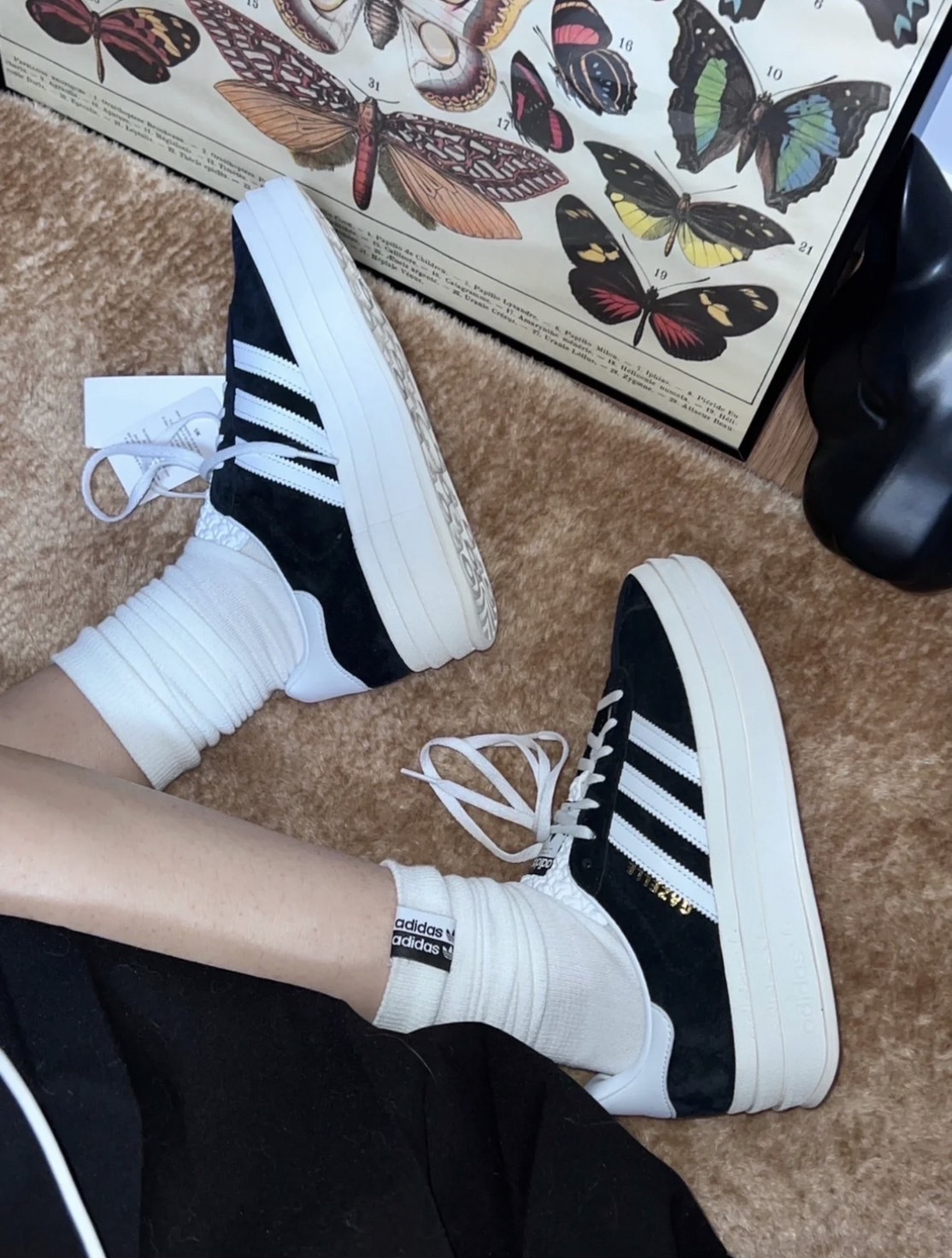 限時特價預購┃adidas GAZELLE BOLD 黑色 厚底 基本款 增高