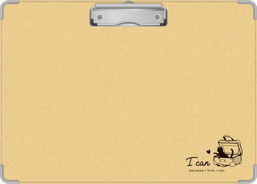 四季紙品 A4牛皮燙金直板夾  【CG2204 CG2206】