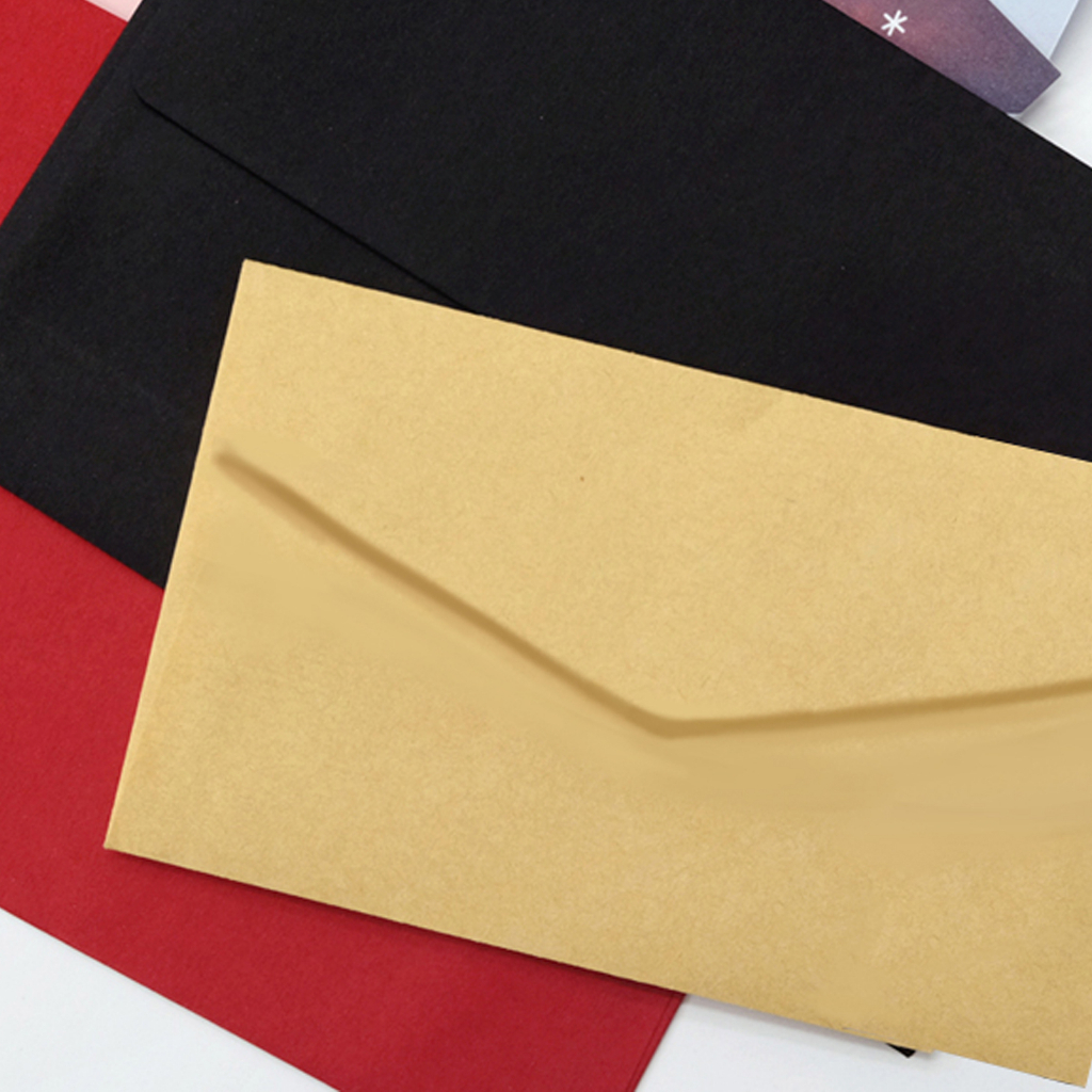 四季紙品 標準橫1號素色信封組 10.5*22.2cm【RA7503】