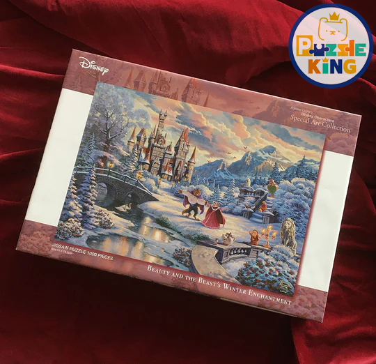 美女與野獸的冬季結界 (畫布紋理)