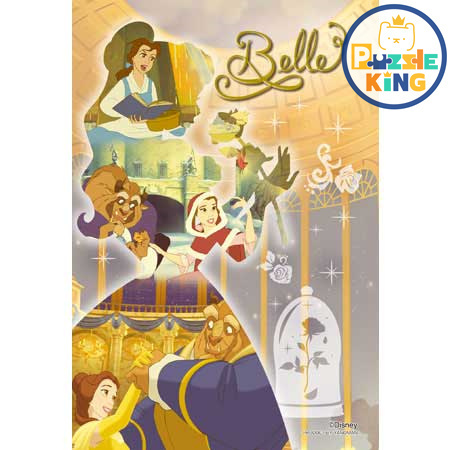 美女與野獸-剪影回憶 (透明樹脂)