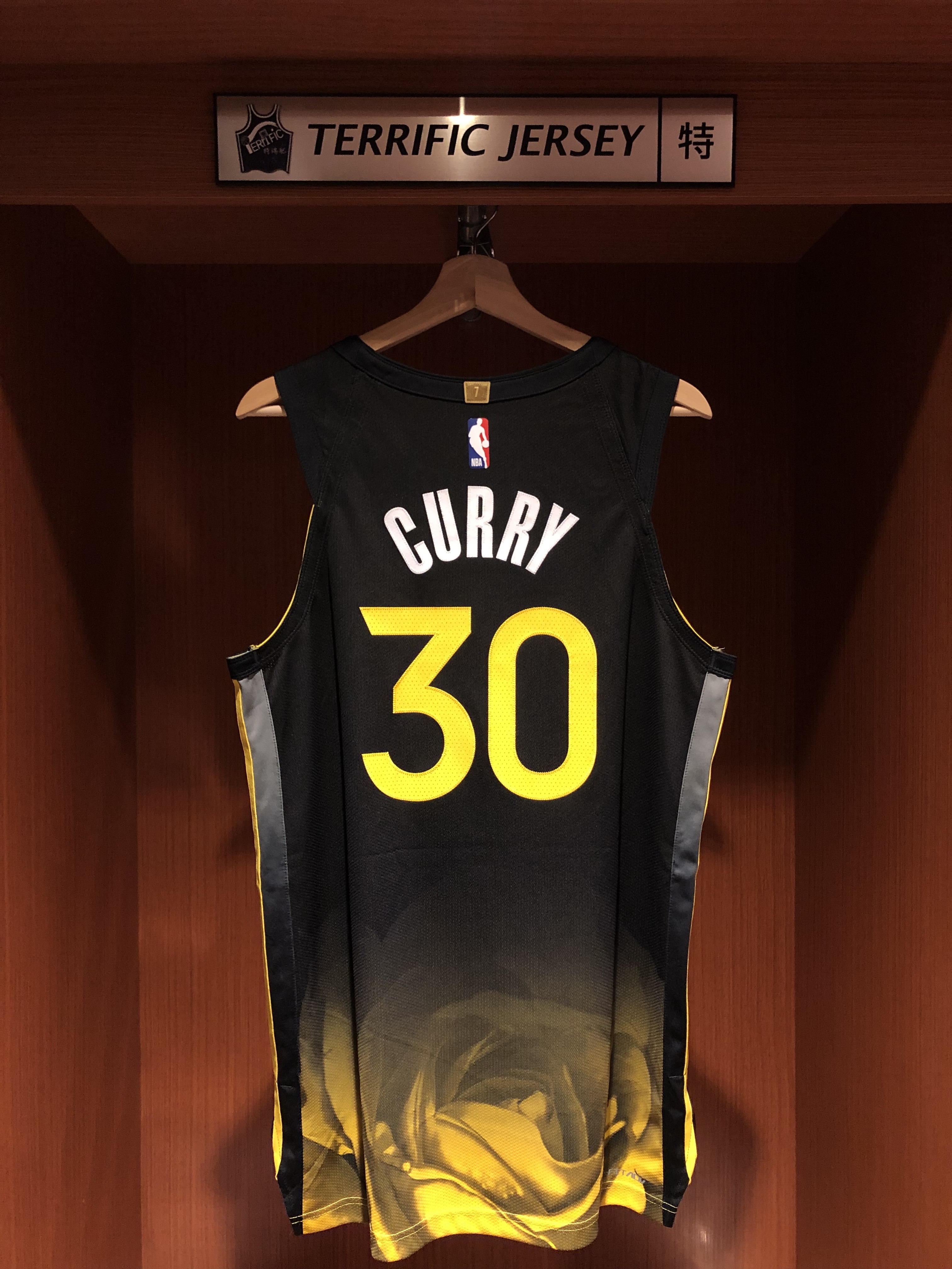 NBA球衣 Stephen Curry 金州勇士城市 City Nike Authentic 球員版 電繡 含贊助商標 全新