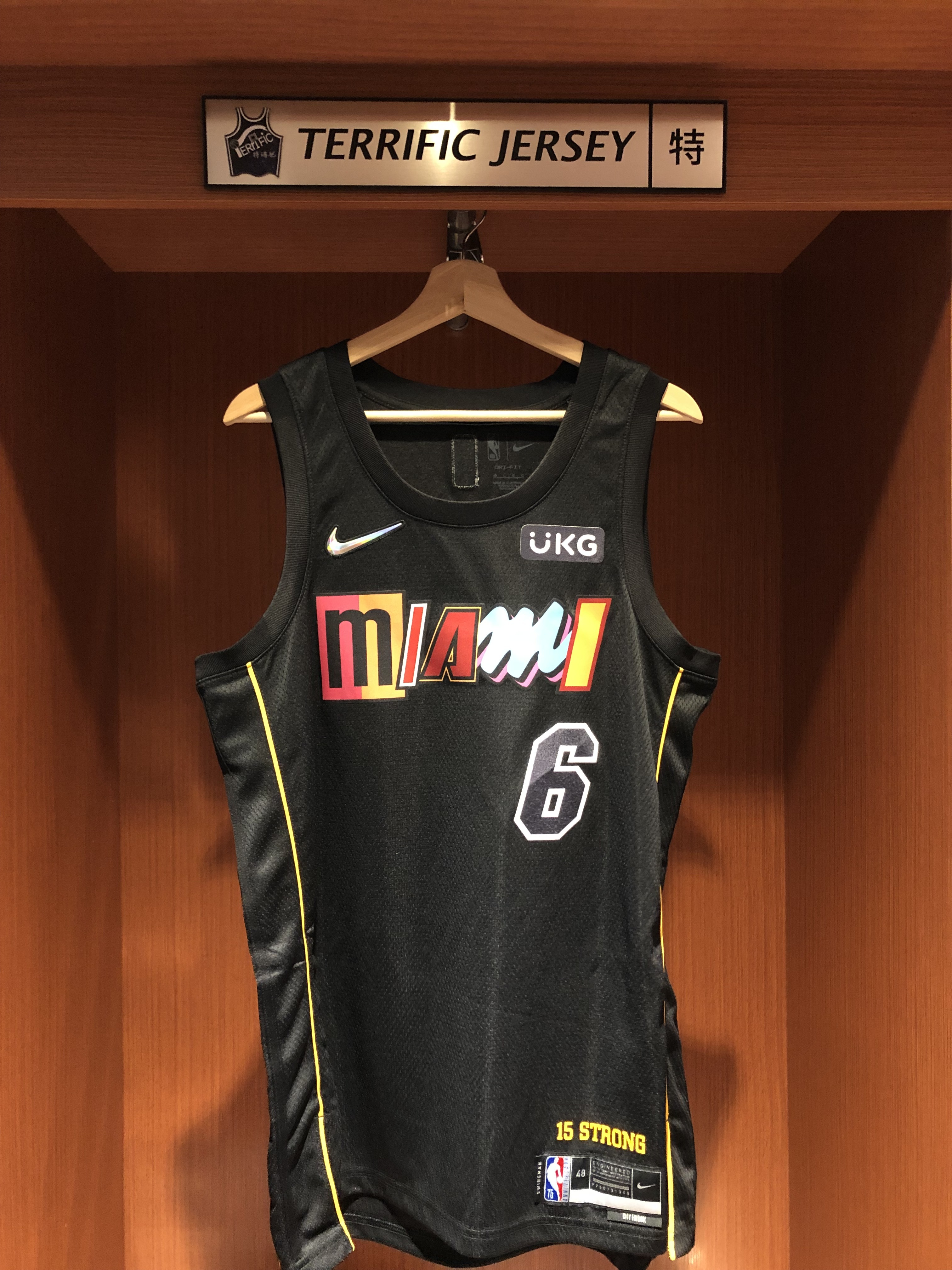 NBA球衣 King James 邁阿密熱火城市 75周年 鑽石標 City Nike Swingman 球迷版 熱轉印 含贊助商標 全新