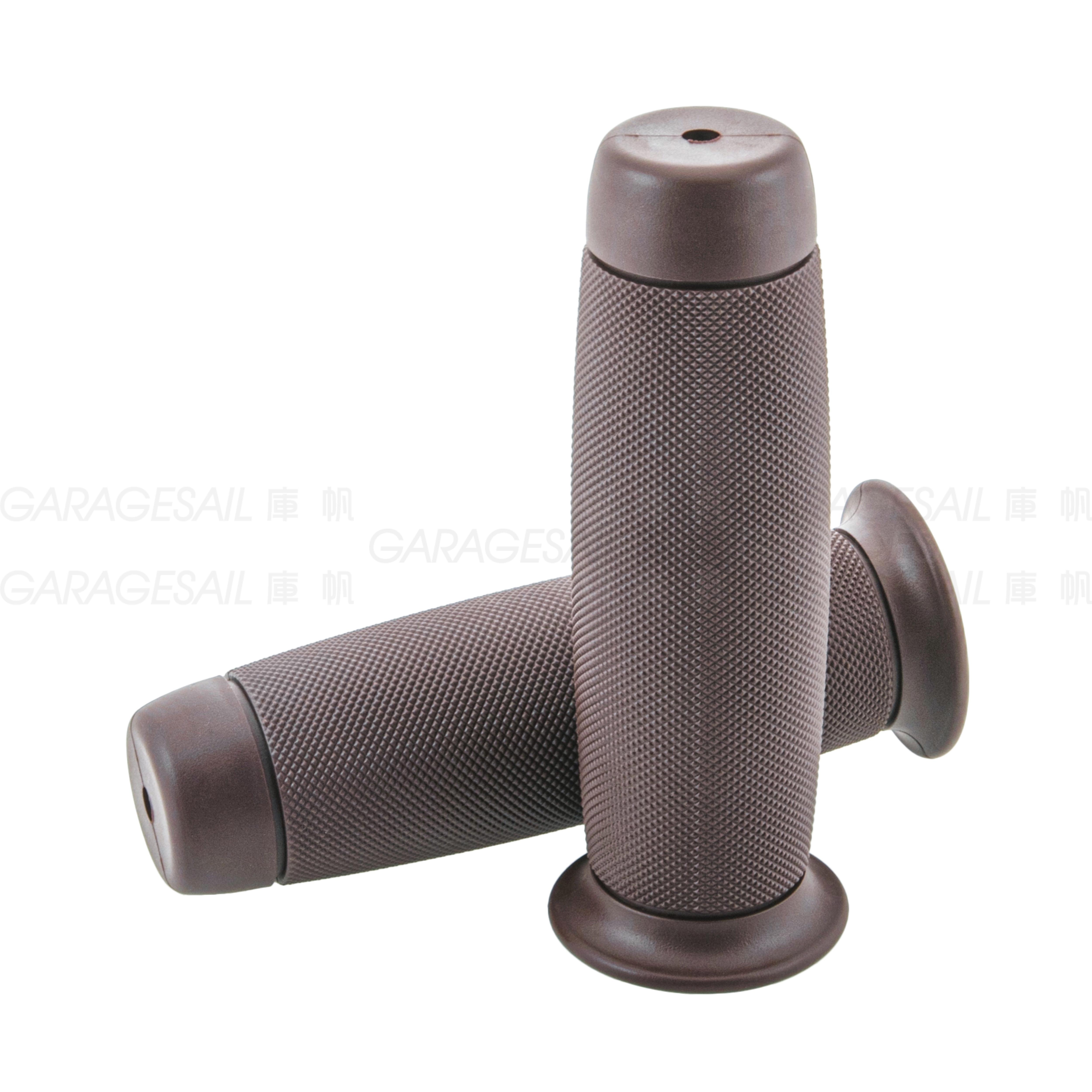 橡膠 握把套 細菱格紋 - 咖啡