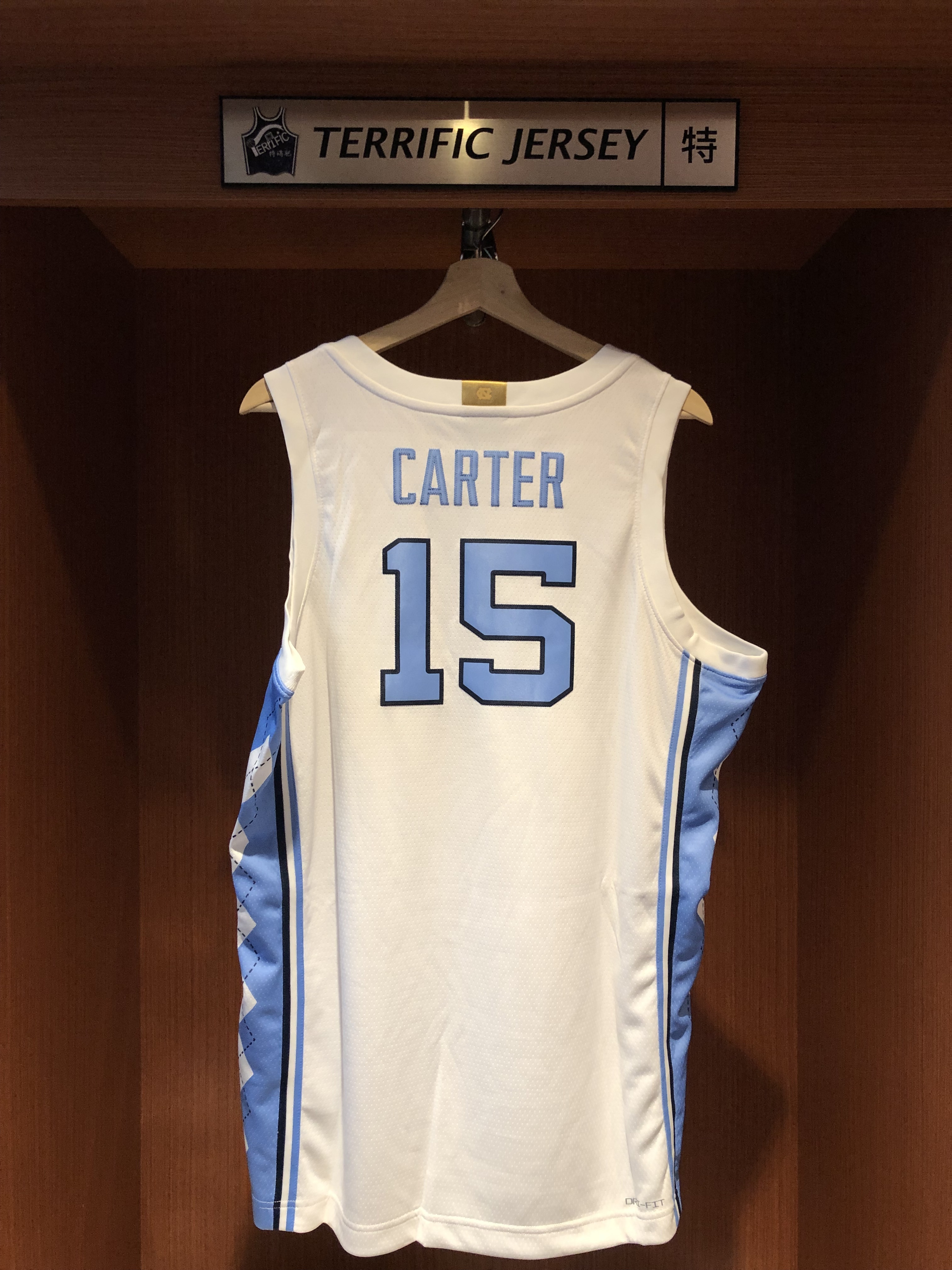 NBA球衣 Vince Carter 北卡羅來納州立大學白 NCAA Nike Swingman 球迷版 電繡 全新