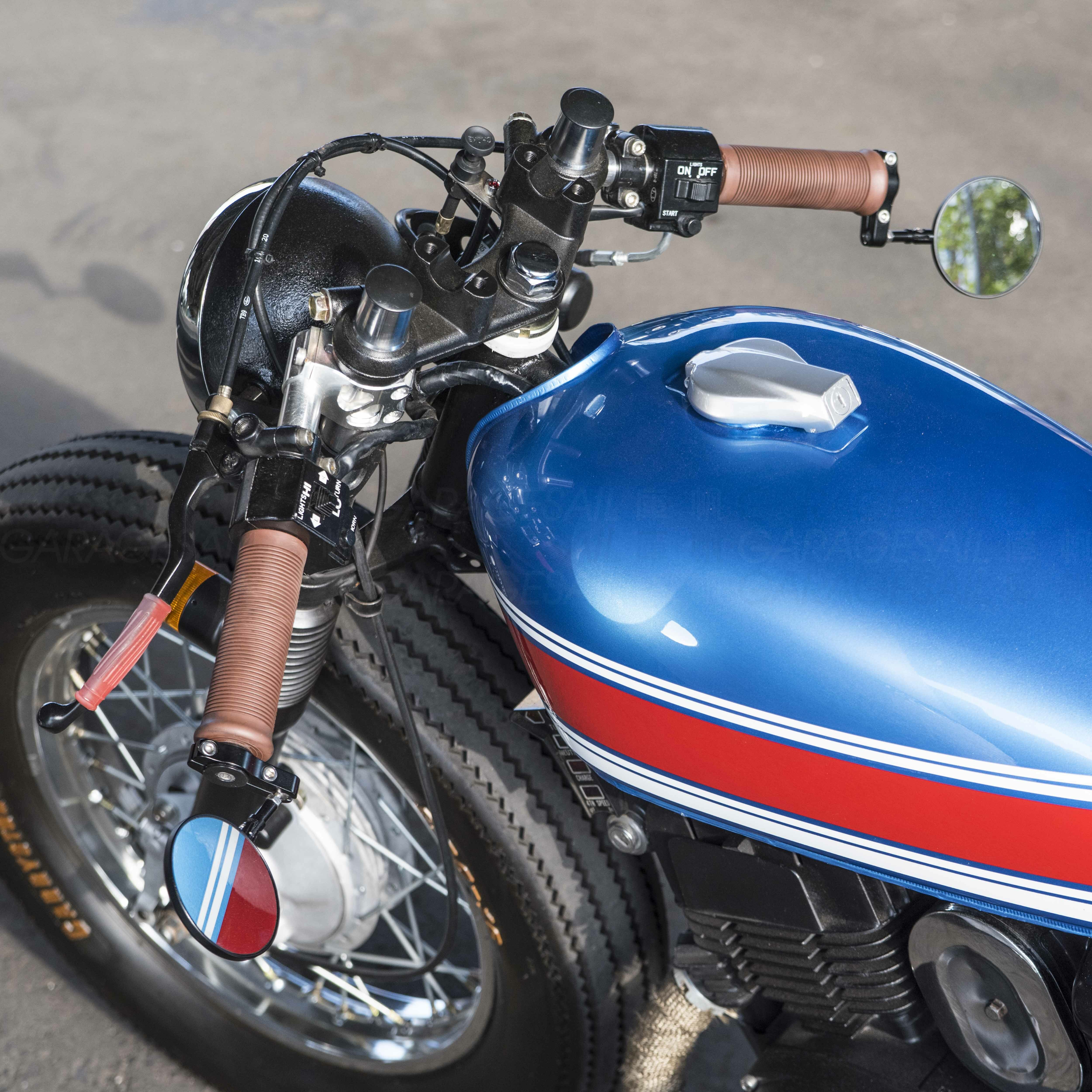 橡膠 握把套 橫條紋 - 咖啡