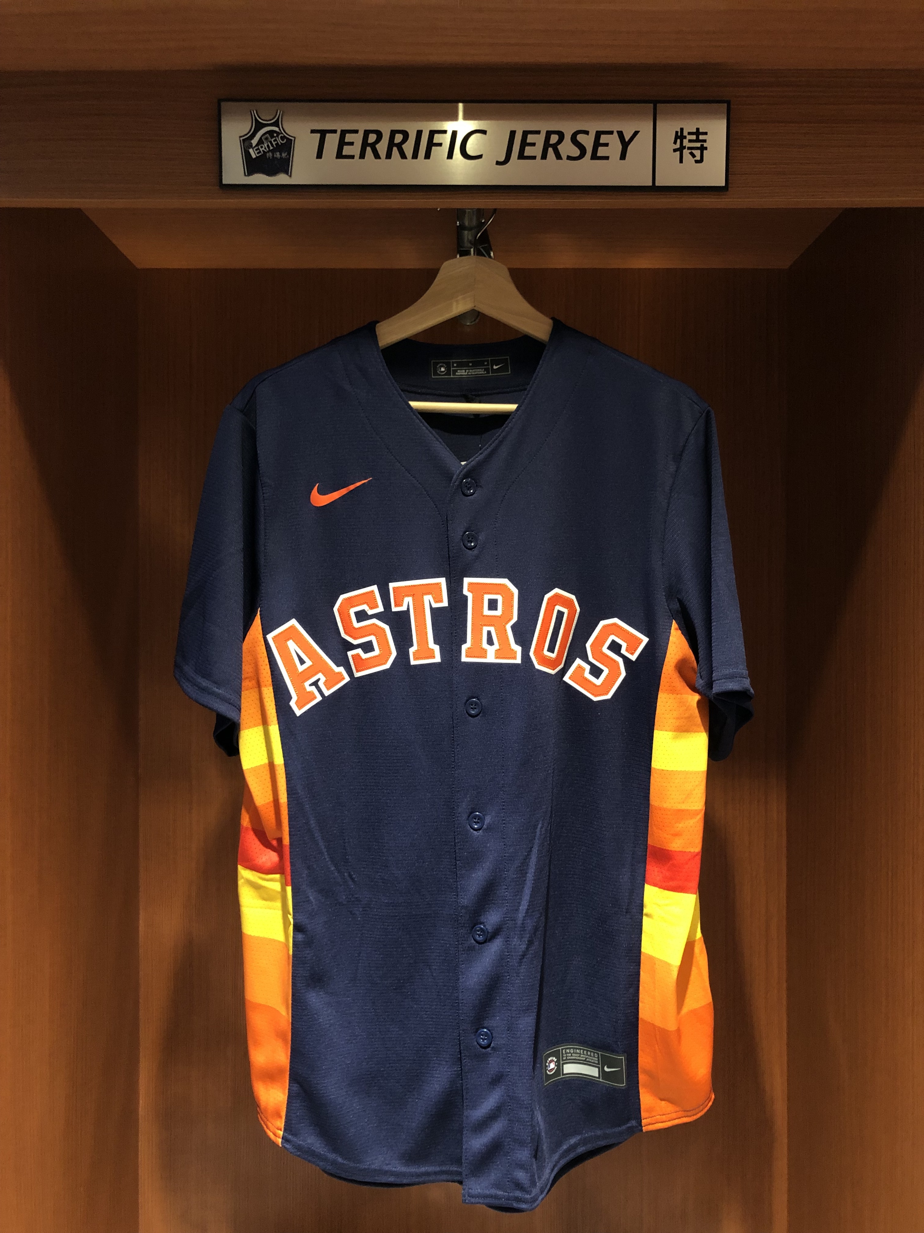 MLB球衣 Houston Astros 休士頓太空人深藍 Nike Replica Jersey 球迷版 熱轉印 全新