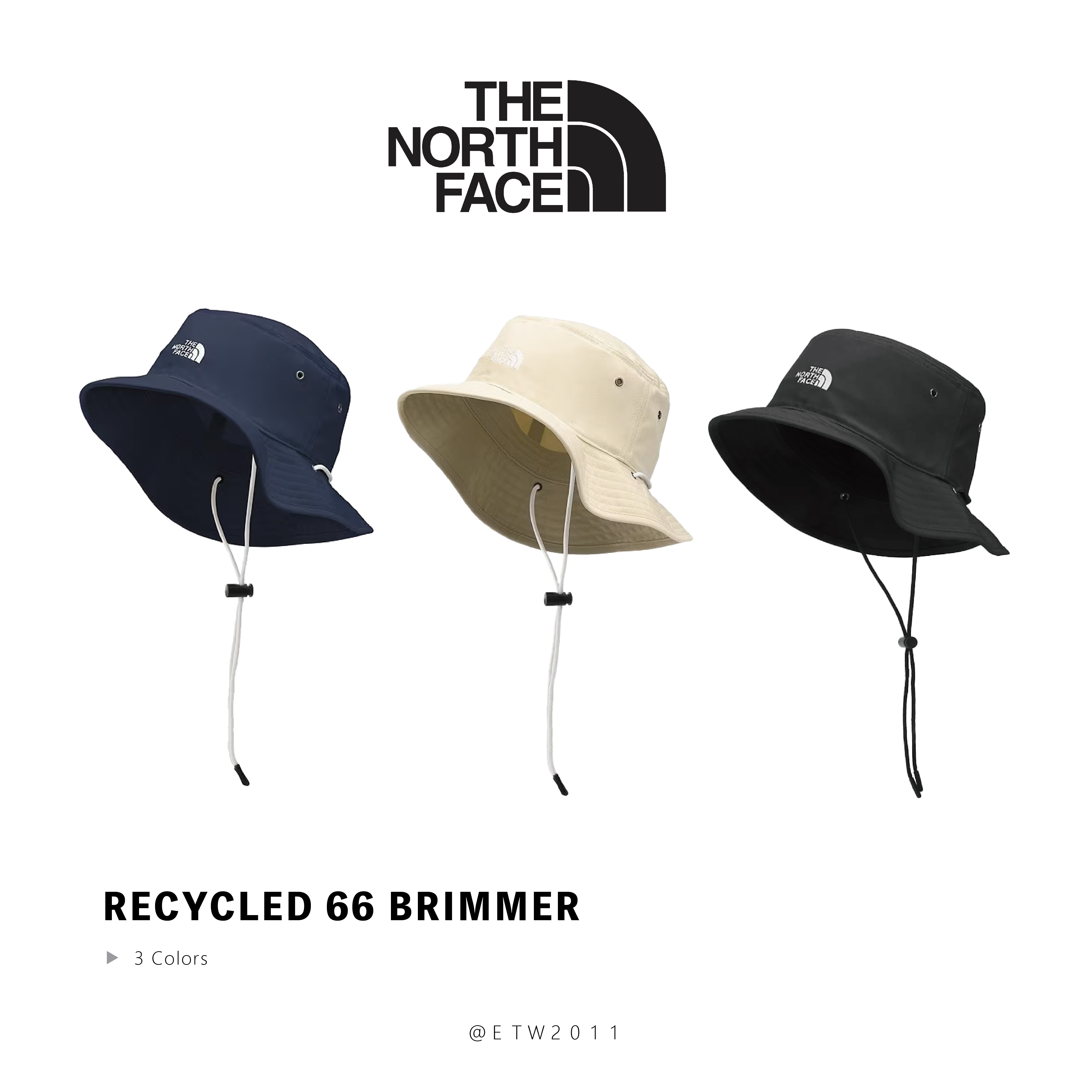 ☆ETW☆【EASY TO WEAR】The North Face Recycled 66 Brimmer 北臉 遮陽 帽 登山帽 漁夫帽